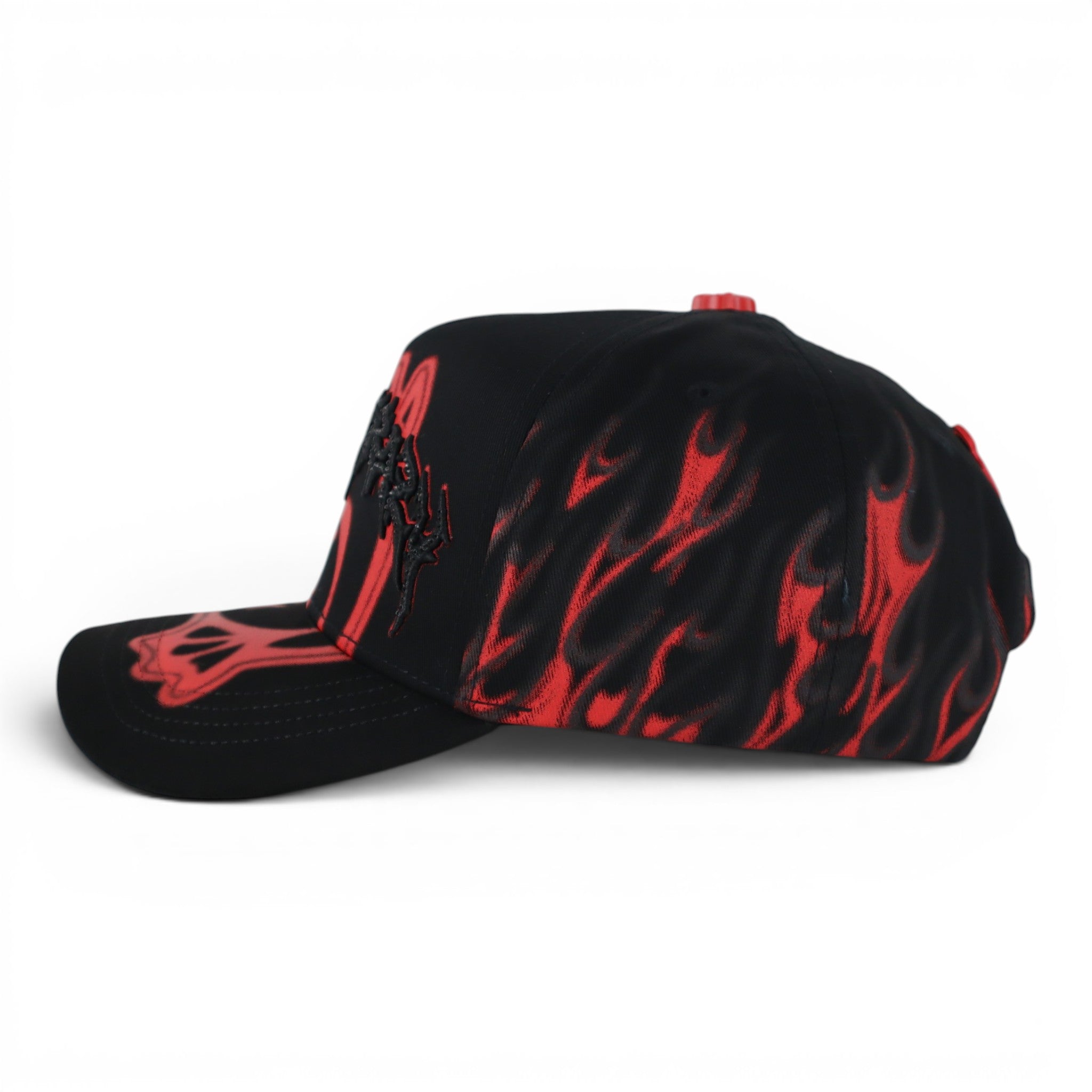 GORRA BARBAS HATS BORN CRAZY BLACK/RED