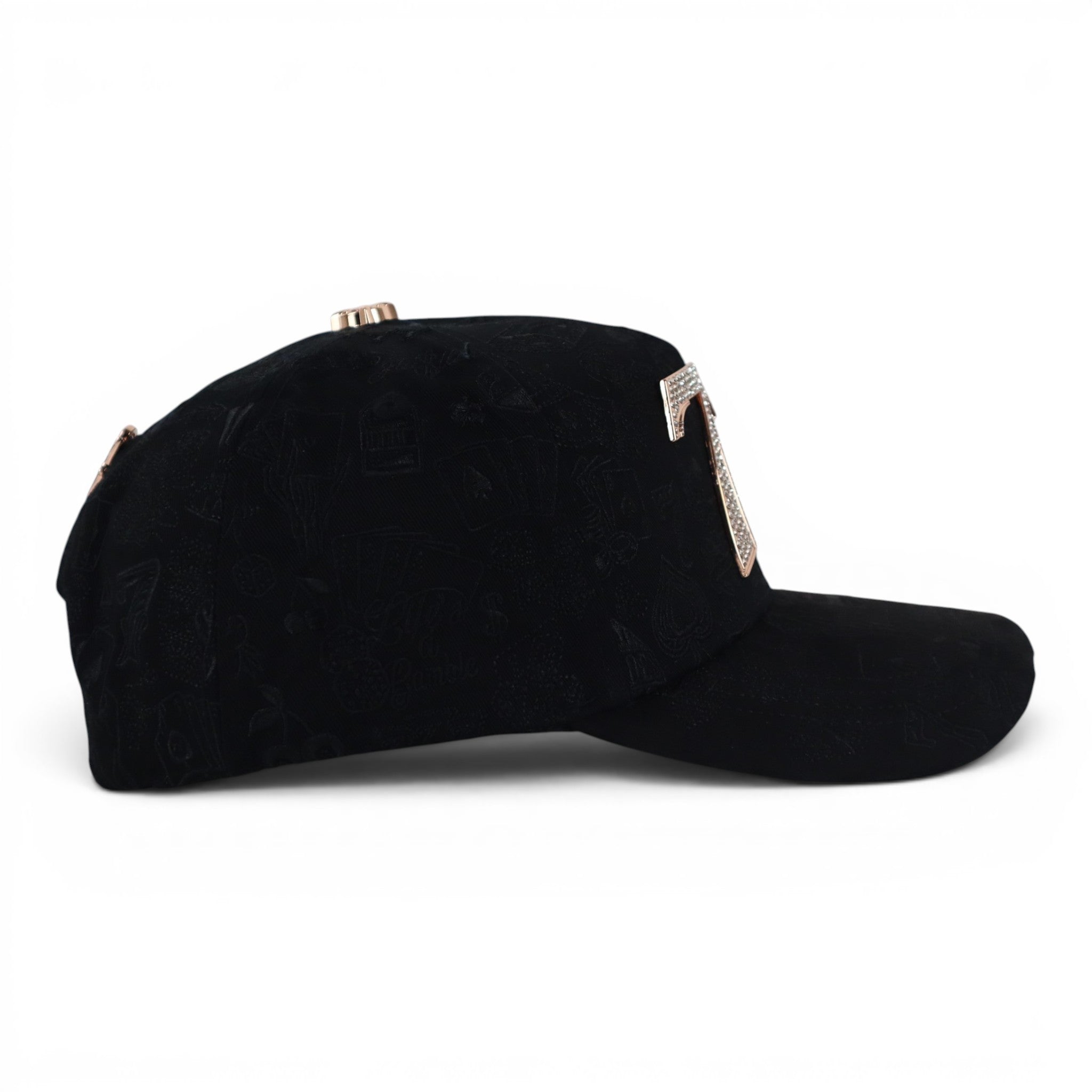 GORRA BARBAS HATS 77 BLACK CHROME GOLD
