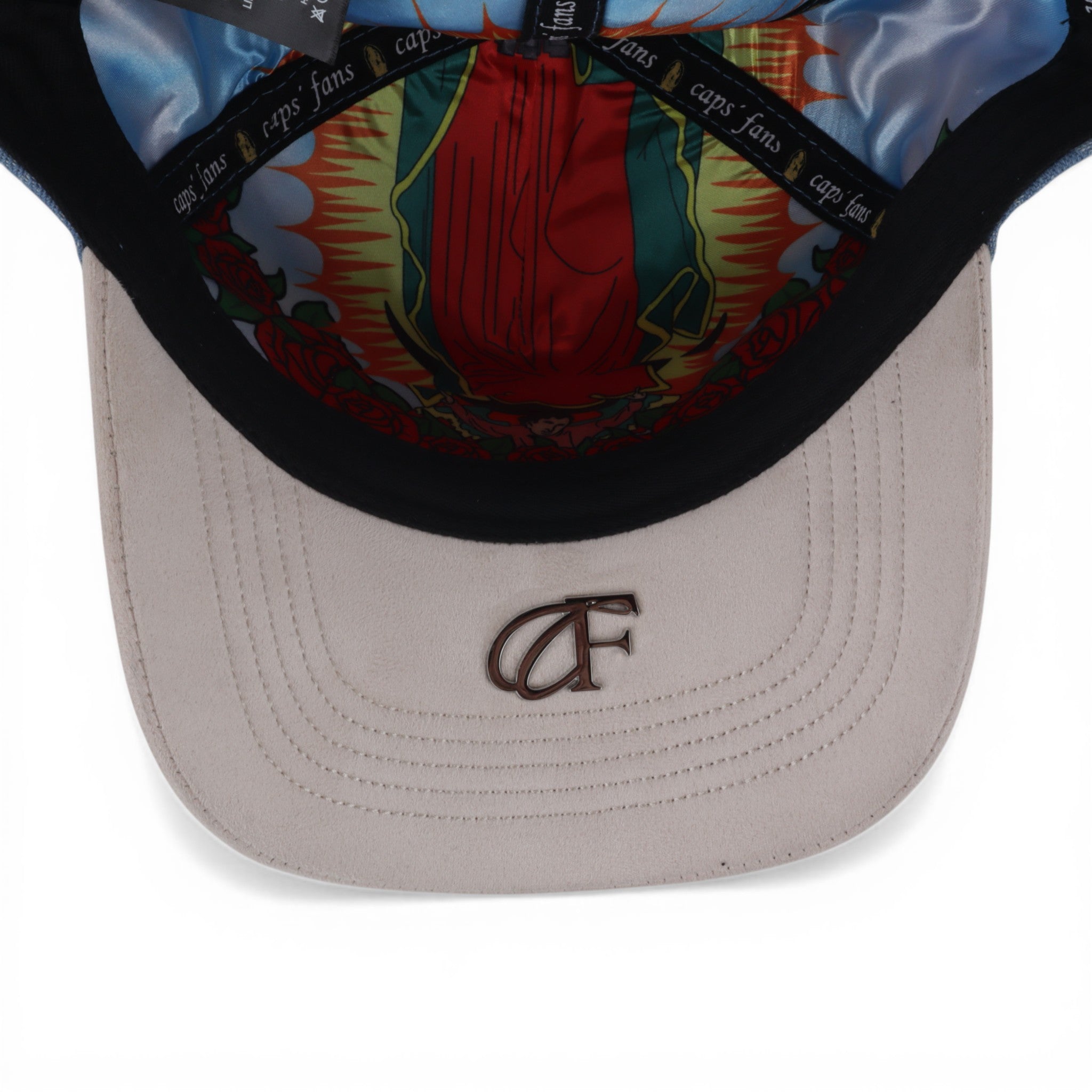GORRA CAPS FANS GUADALUPE DENIM BLUE/BEIGE