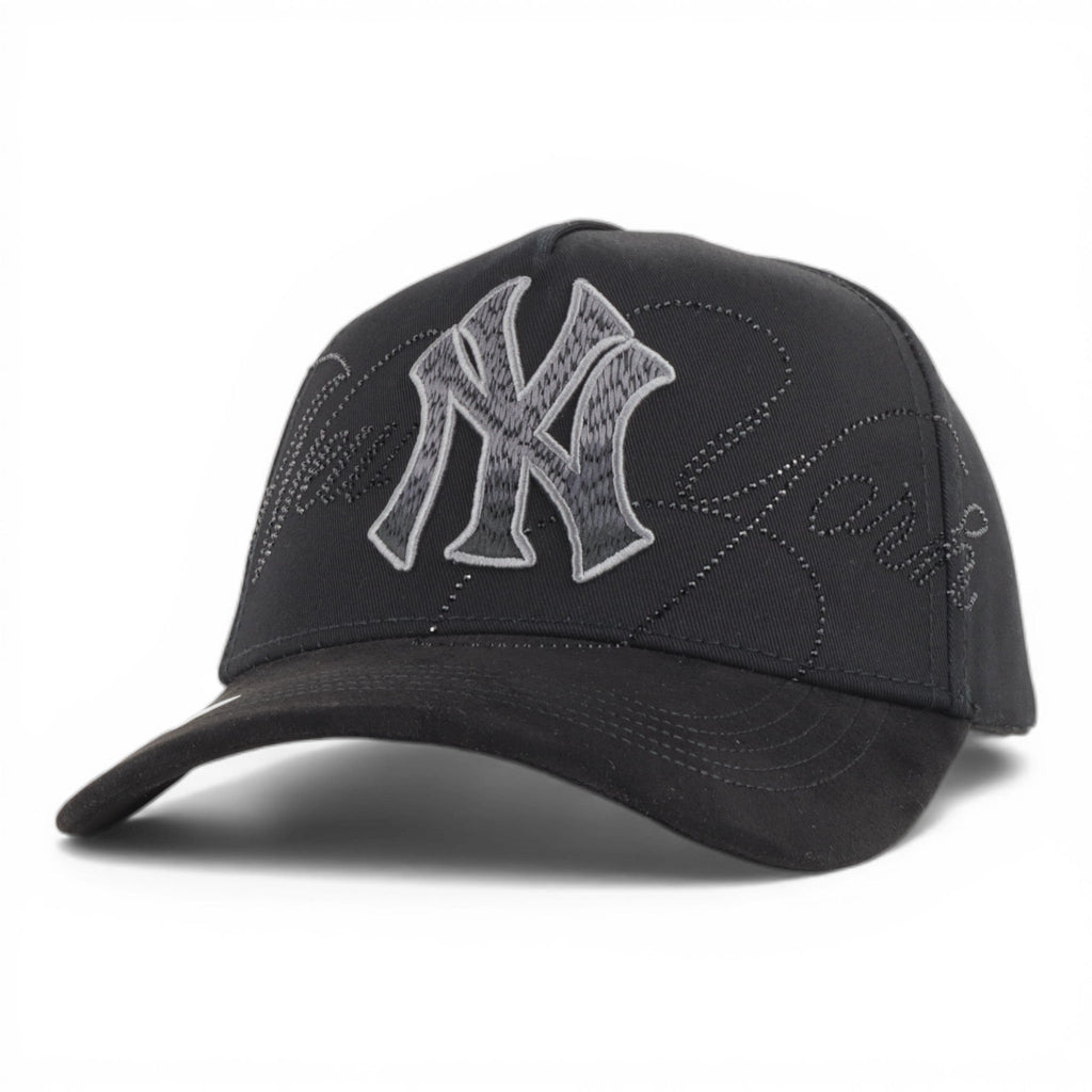 GORRA CAPS FANS NY CRYSTAL TOTAL BLACK