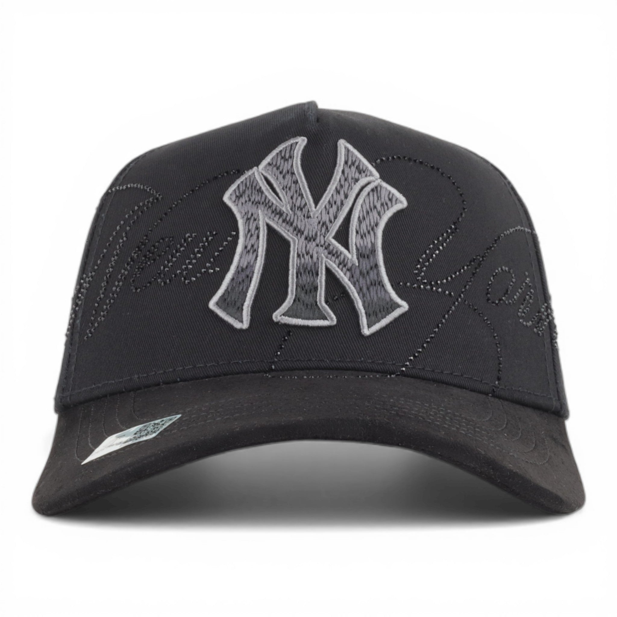 GORRA CAPS FANS NY CRYSTAL TOTAL BLACK