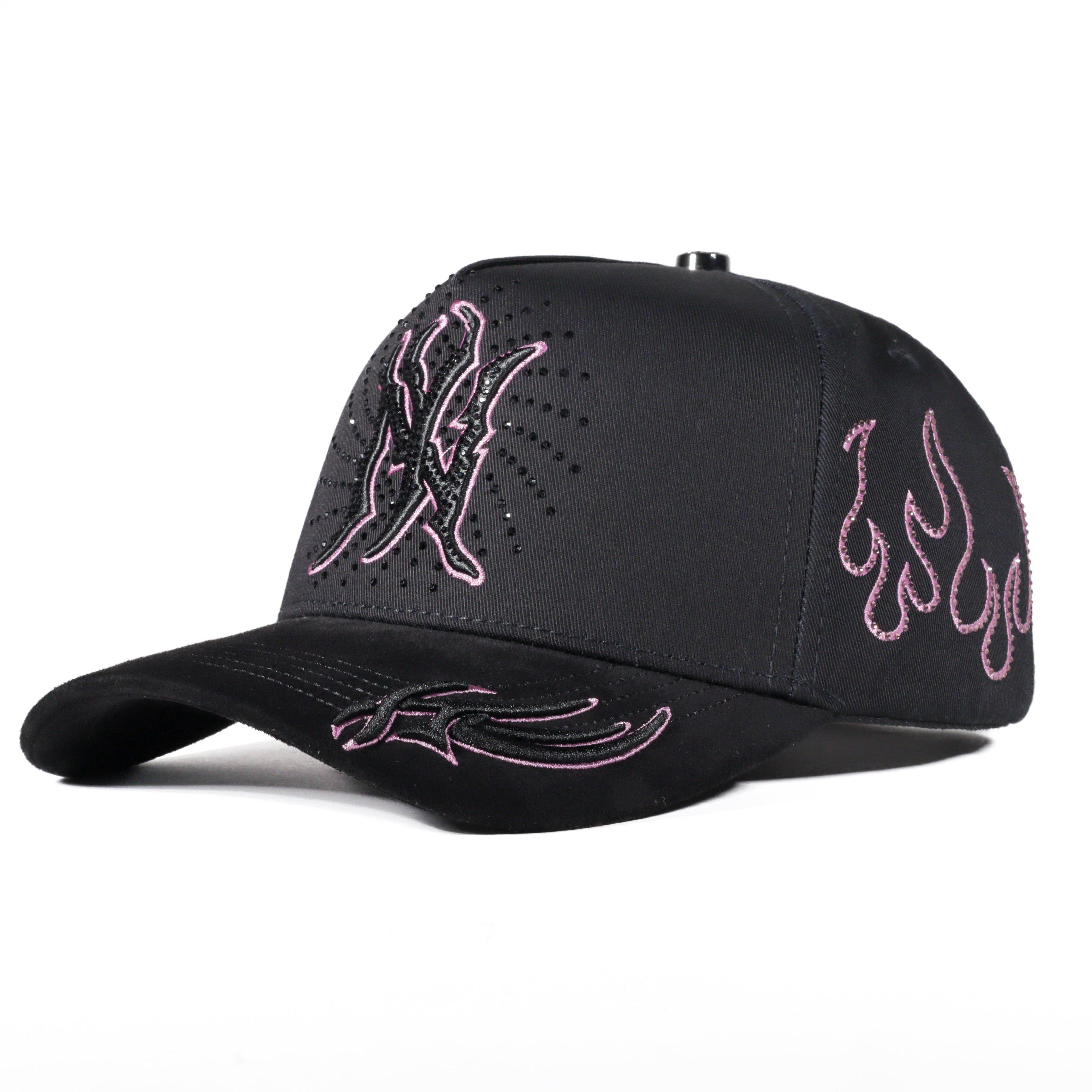 GORRA CAPS FANS NY FIRE BLACK/PINK