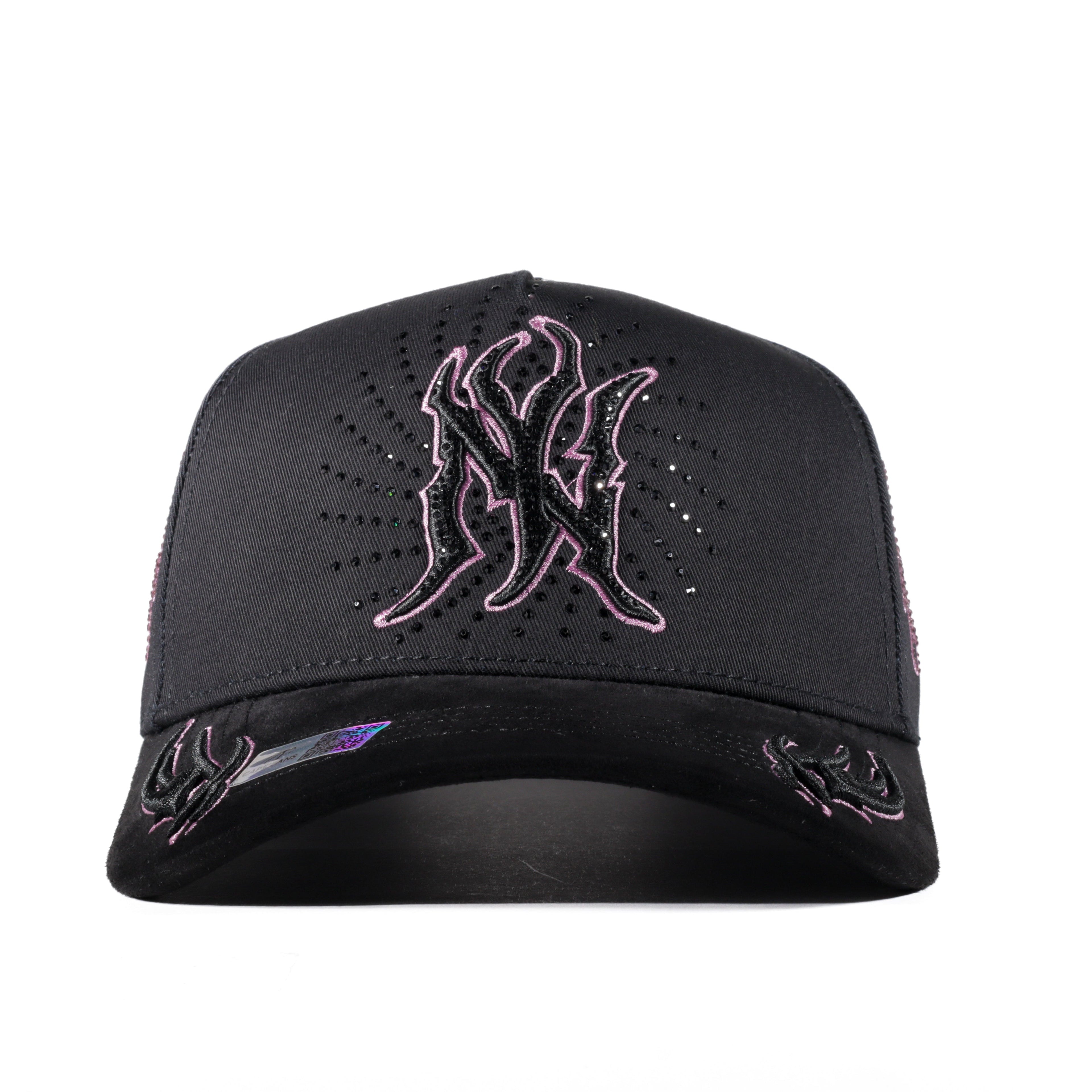 GORRA CAPS FANS NY FIRE BLACK/PINK