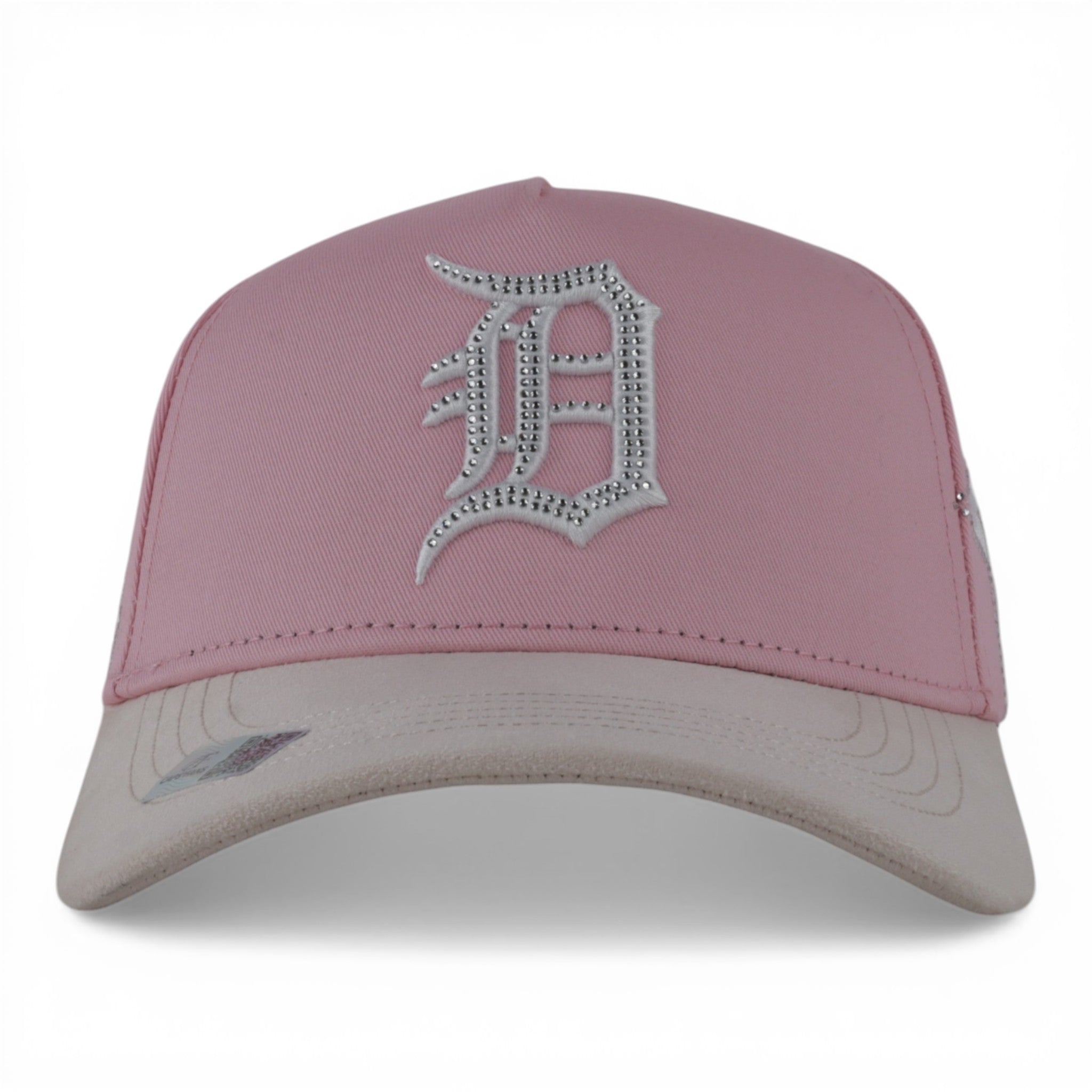 GORRA CAPS FANS DETROIT PINK/BEIGE SUEDE