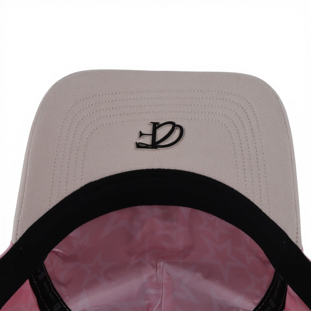 GORRA CAPS FANS DETROIT PINK/BEIGE SUEDE