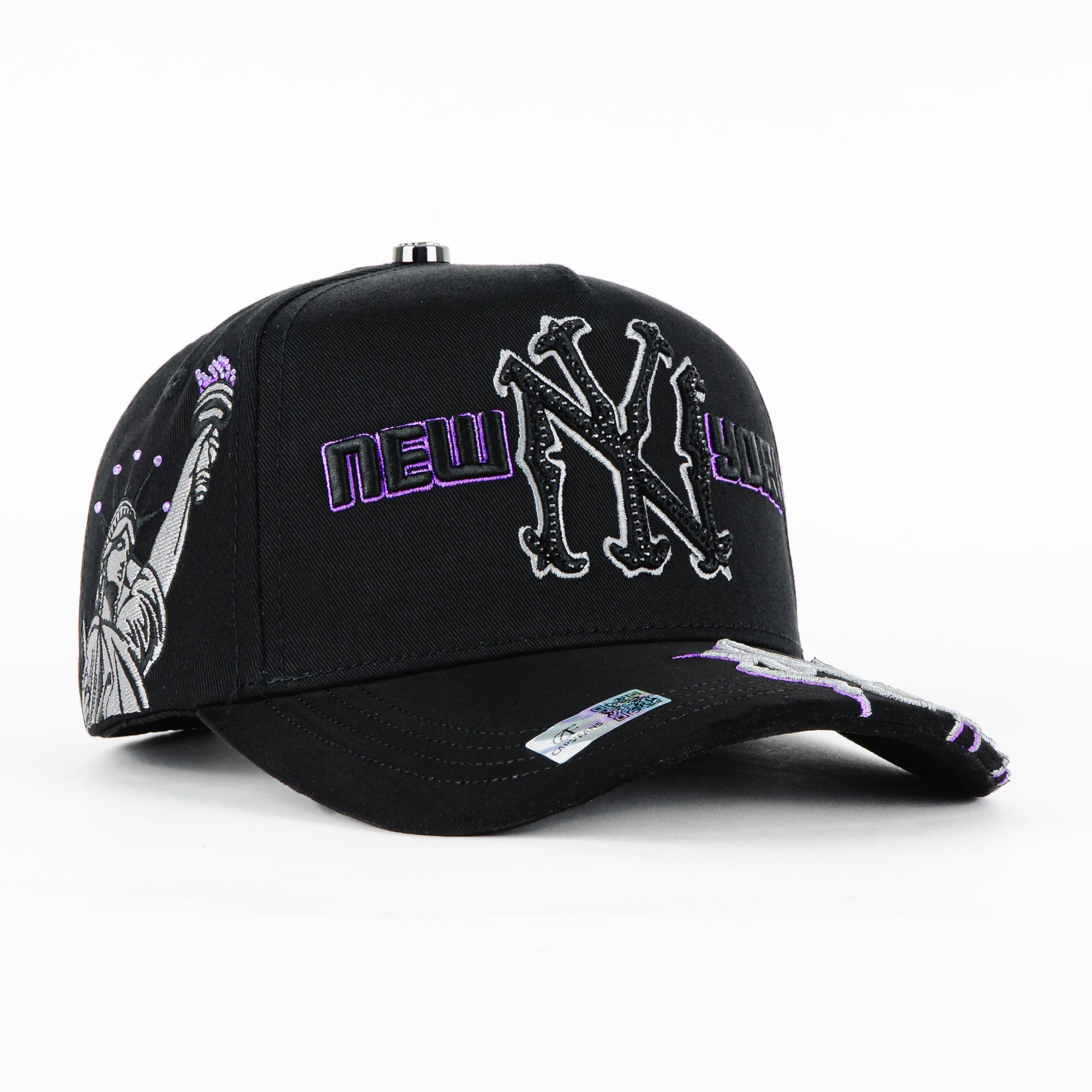 GORRA CAPS FANS NY FLAMES PURPLE BLK