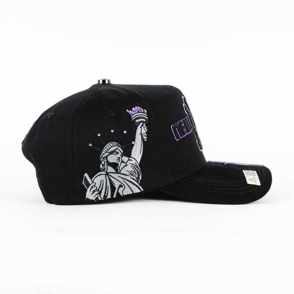 GORRA CAPS FANS NY FLAMES PURPLE BLK