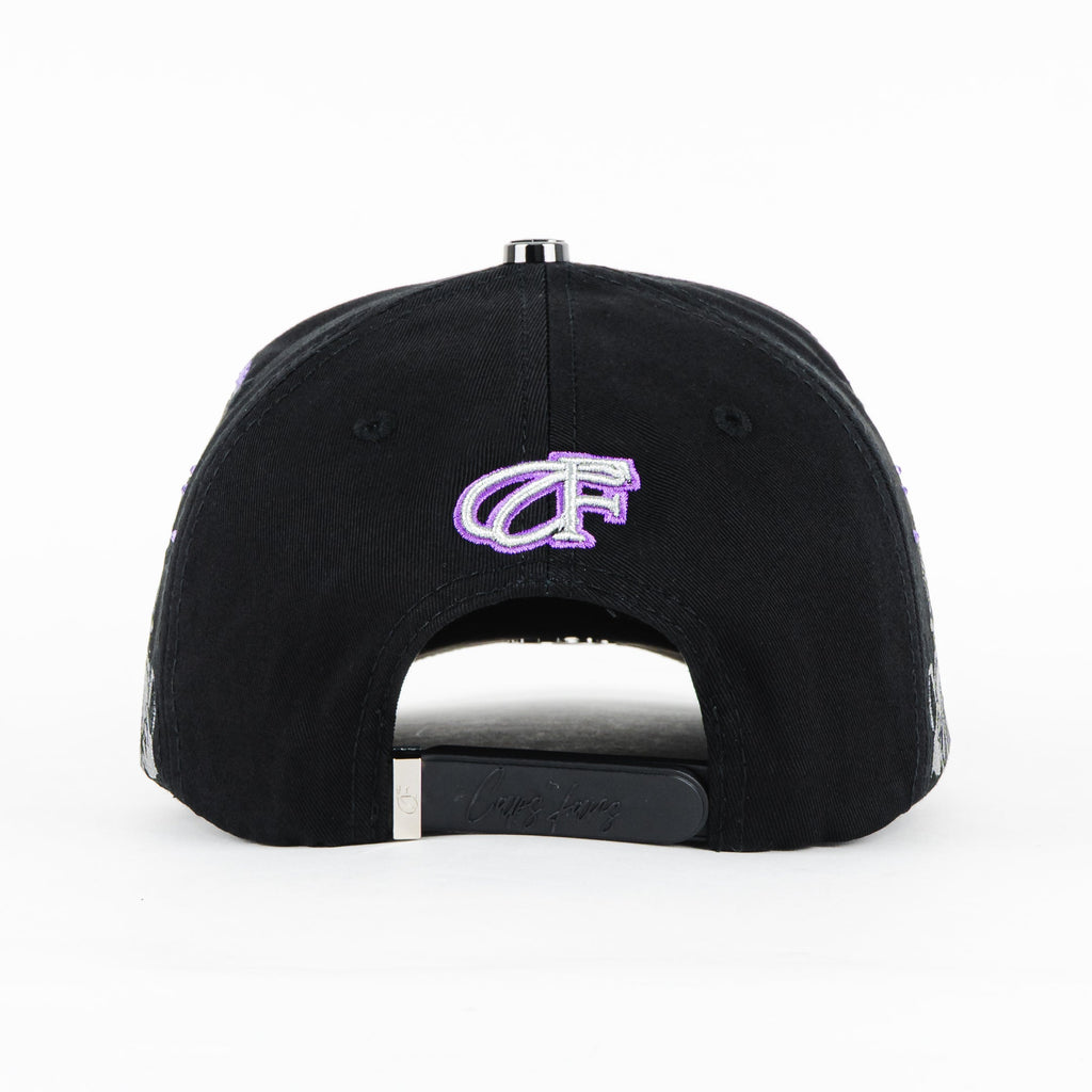 GORRA CAPS FANS NY FLAMES PURPLE BLK