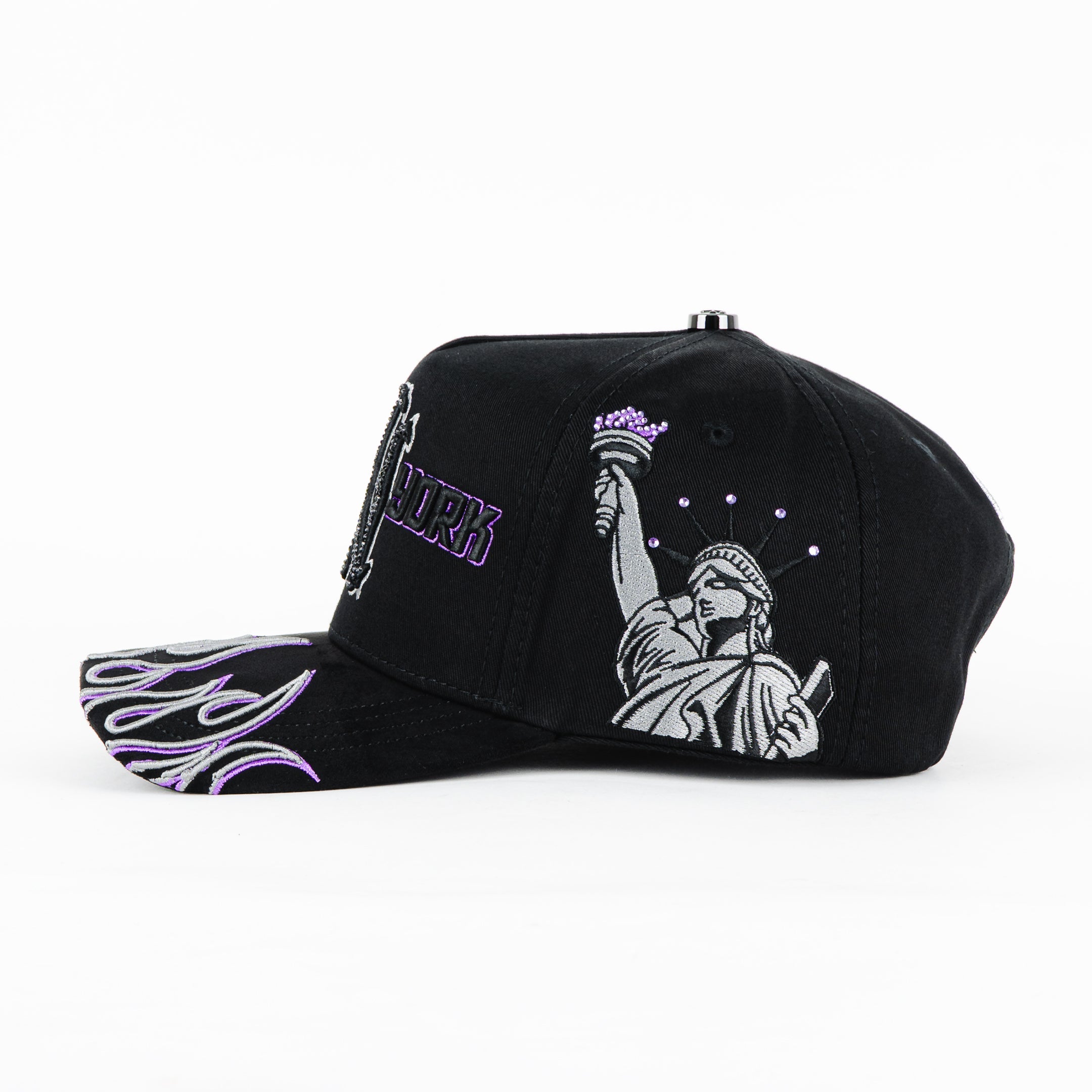 GORRA CAPS FANS NY FLAMES PURPLE BLK