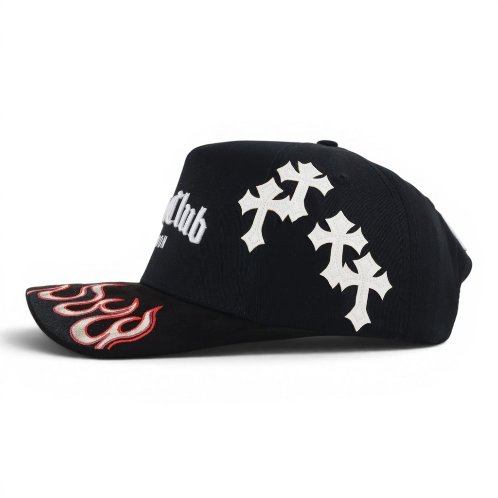 GORRA GALLO FINO BRAND FINO CLUB  LONDON BLACK