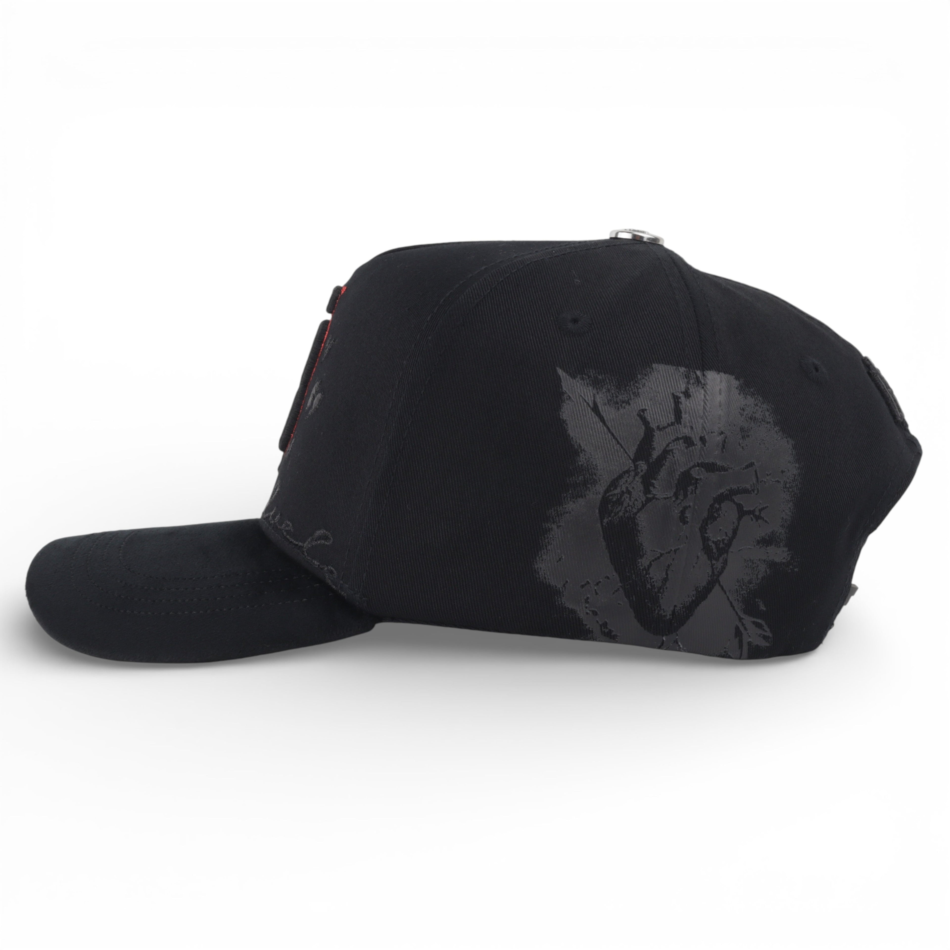GORRA JJ HATS YSRAEL BARAJAS BLACK
