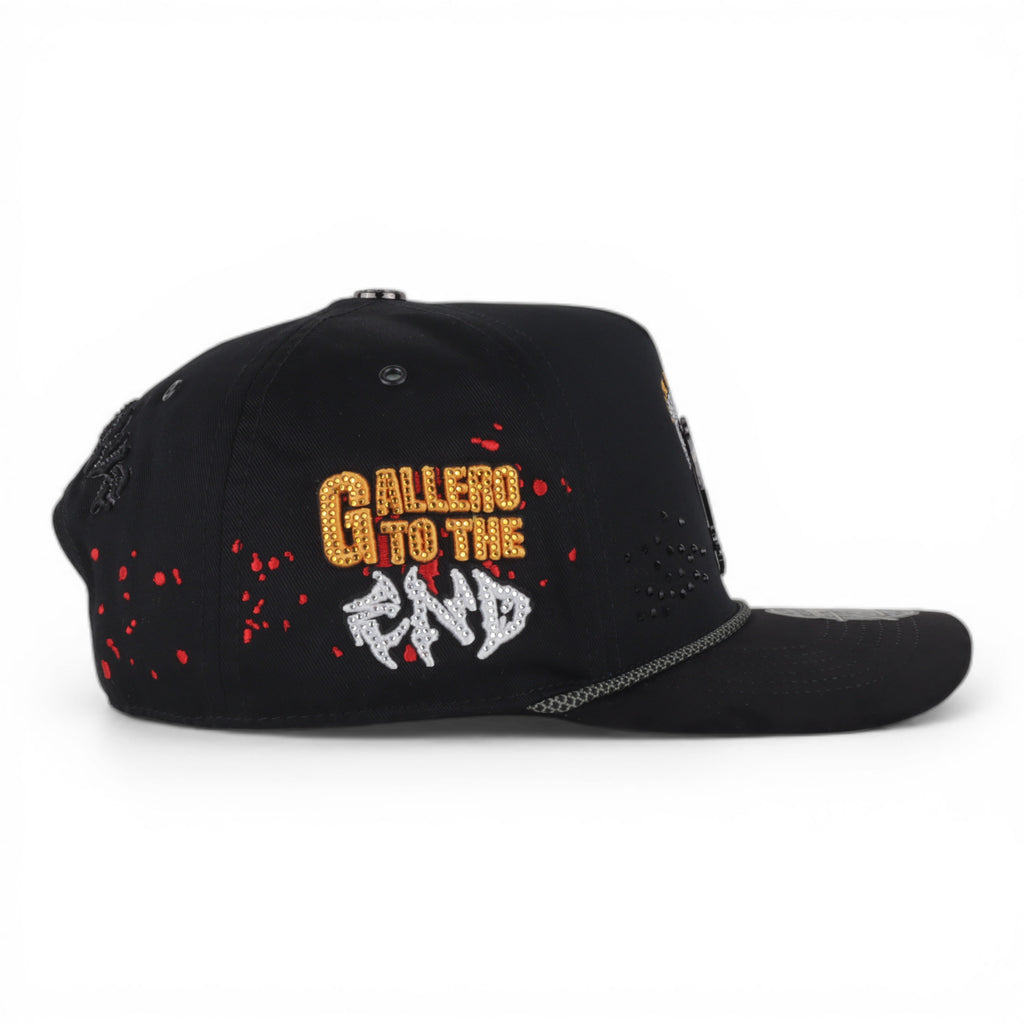 GORRA ITALIENSE GALLO CRYSTAL BLACK
