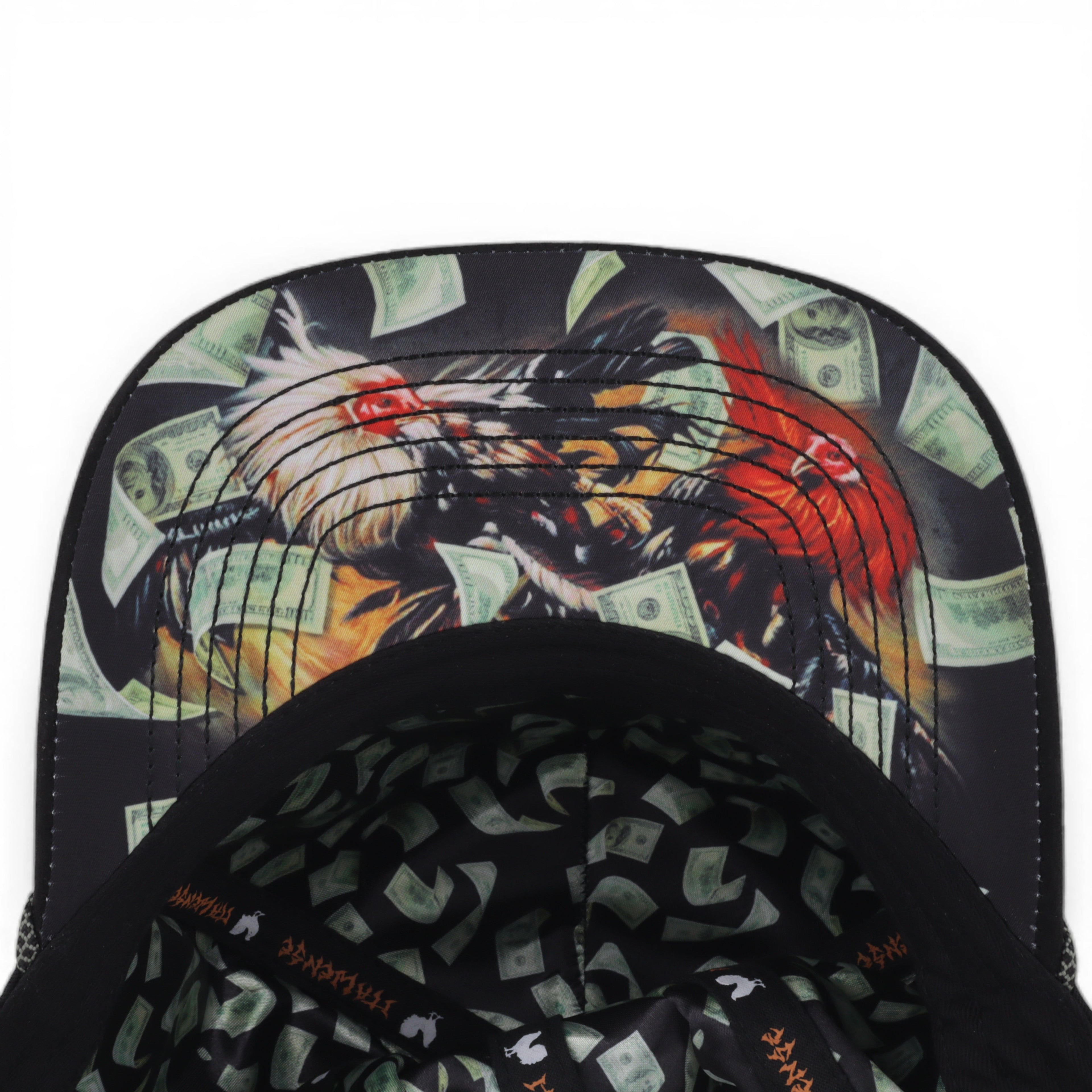 GORRA ITALIENSE GALLO CRYSTAL BLACK