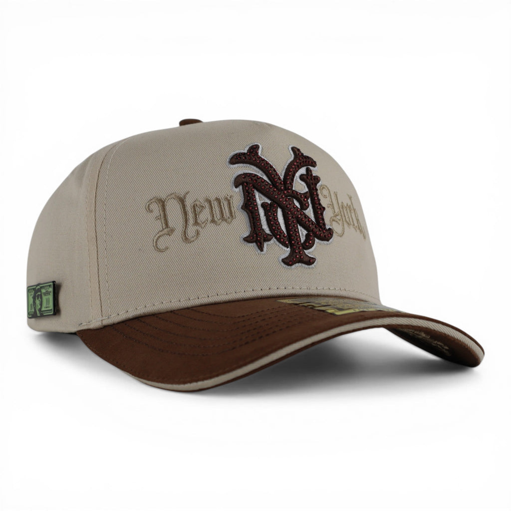 GORRA MR. KASH G MR. KASH NYC BROWN BEIGE