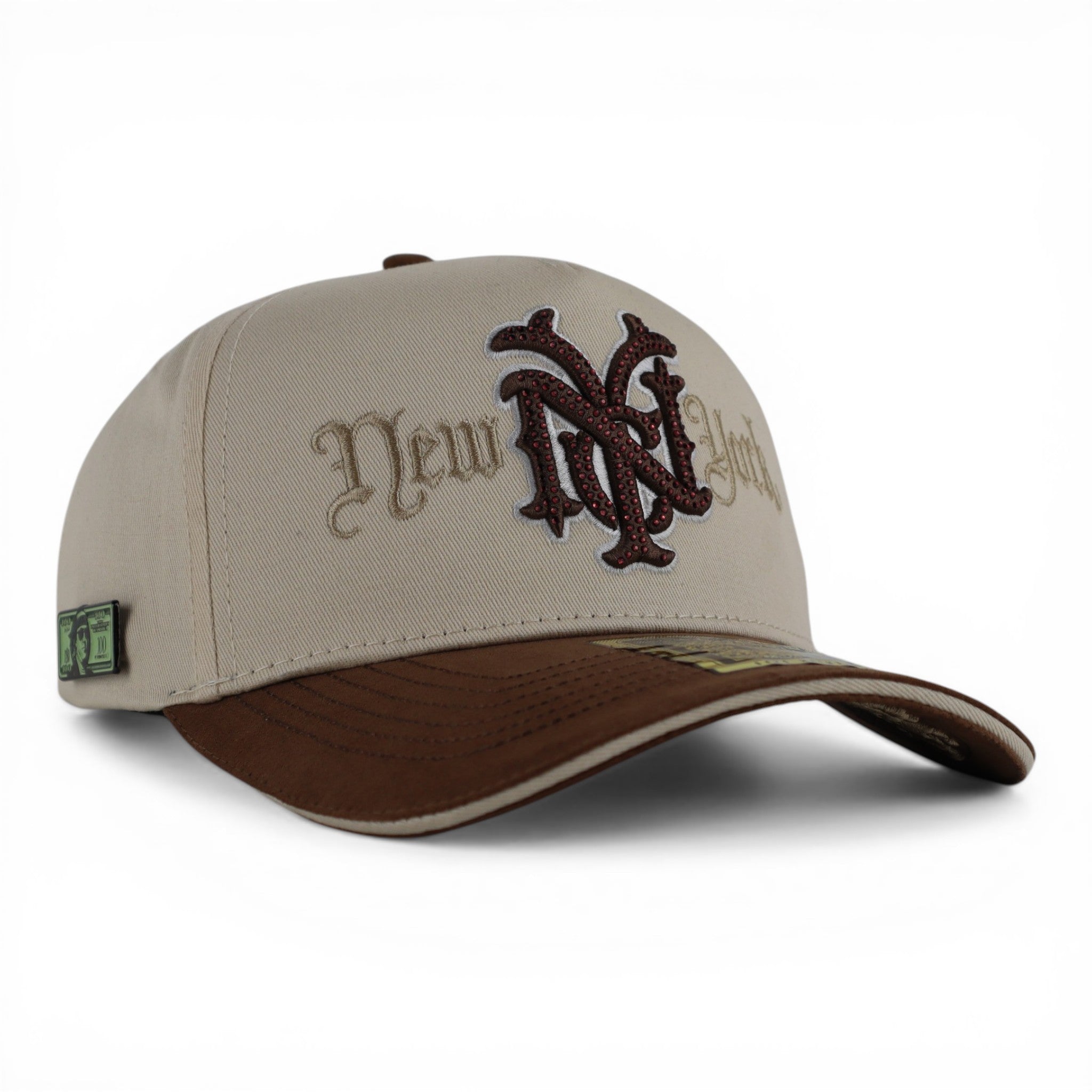GORRA MR. KASH G MR. KASH NYC BROWN BEIGE