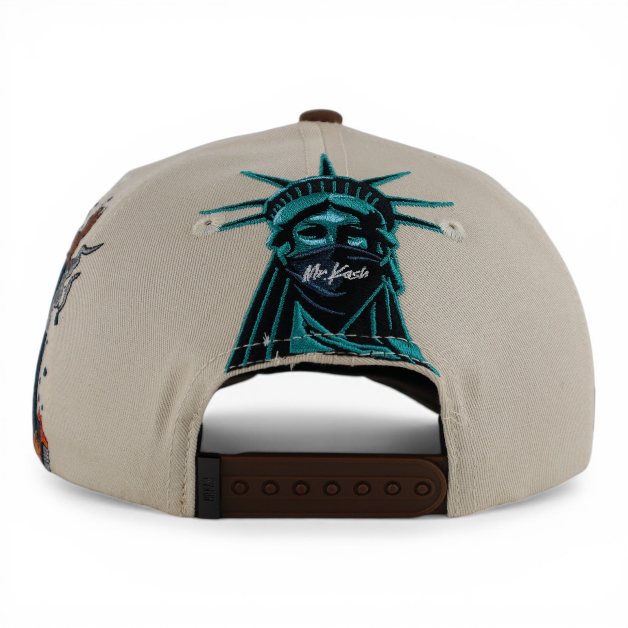 GORRA MR. KASH G MR. KASH NYC BROWN BEIGE