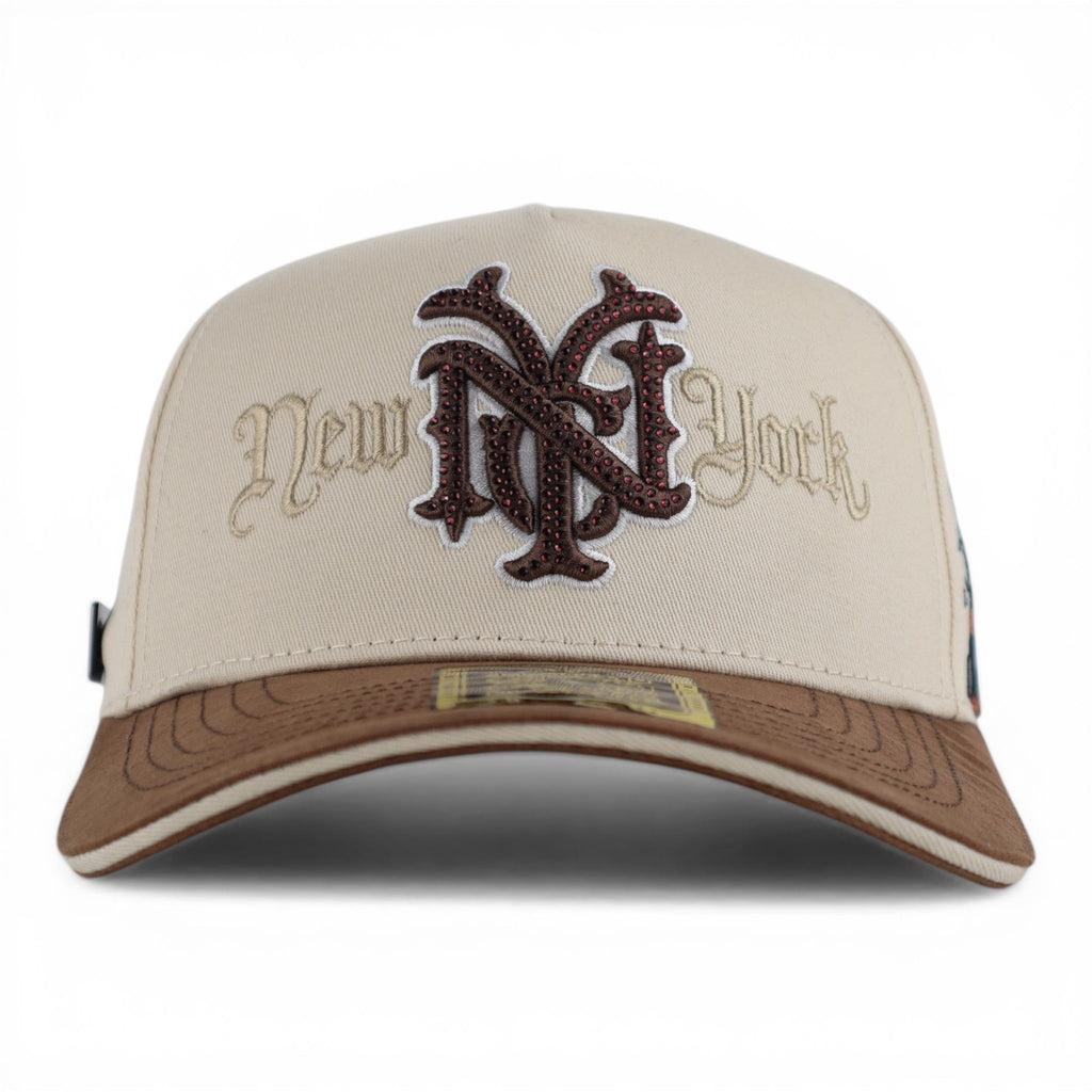 GORRA MR. KASH G MR. KASH NYC BROWN BEIGE