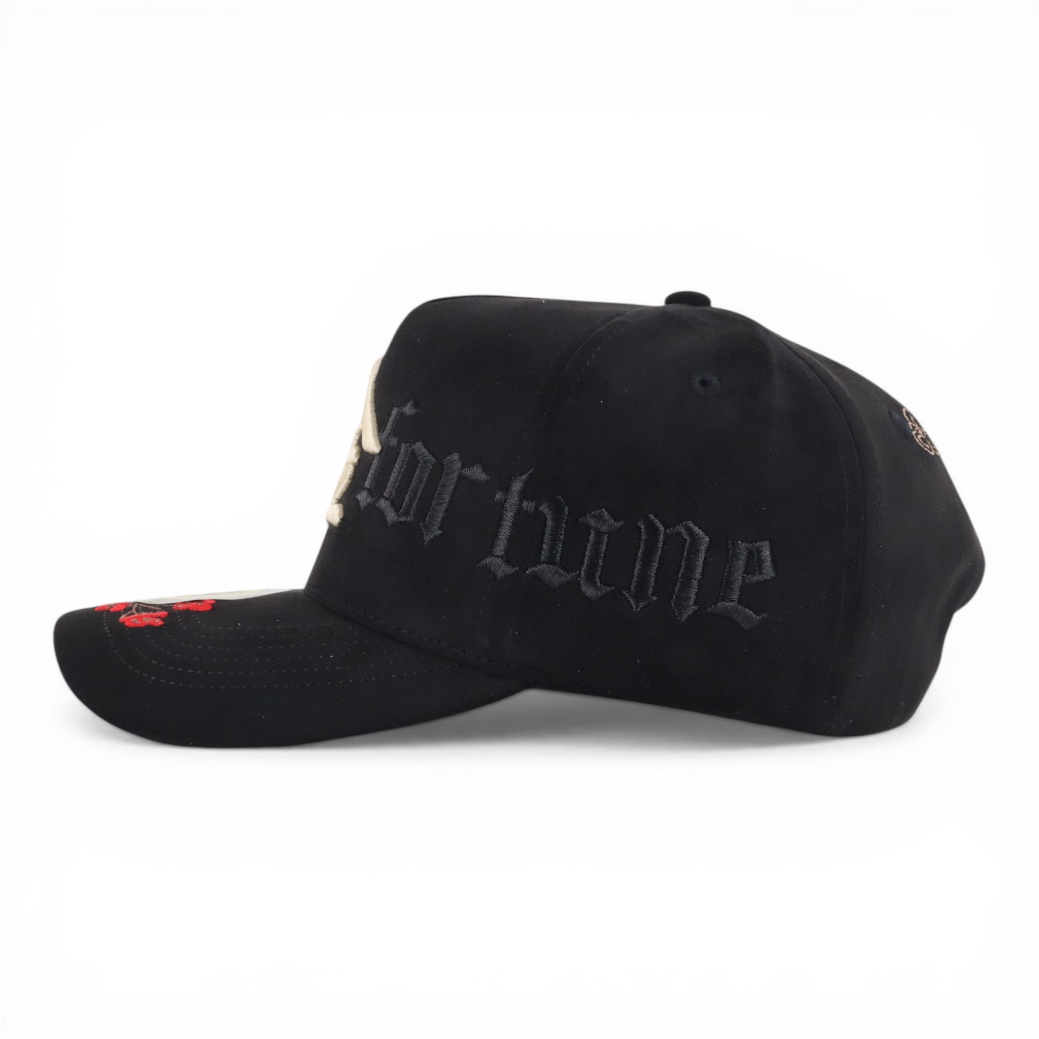 GORRA MR. KASH G MR. KASH FORTUNE BLACK SUEDE