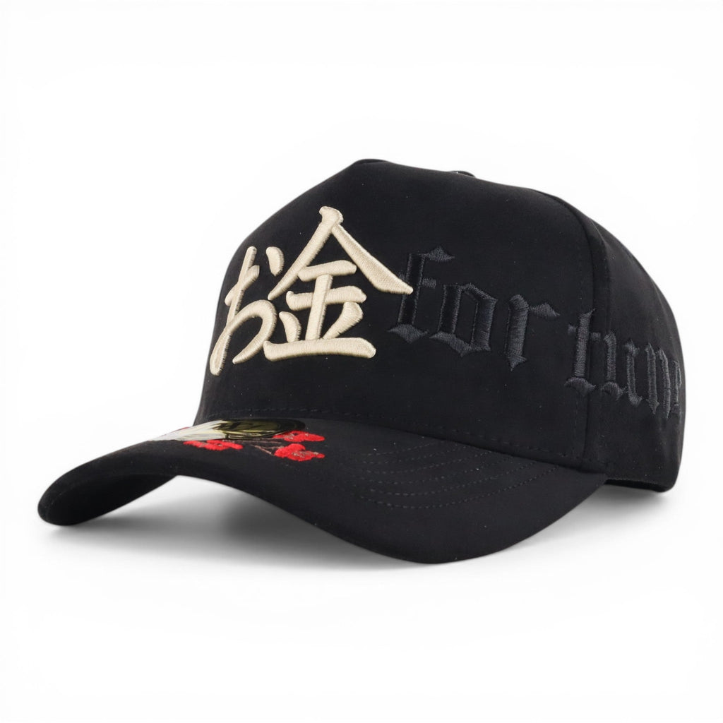 GORRA MR. KASH G MR. KASH FORTUNE BLACK SUEDE