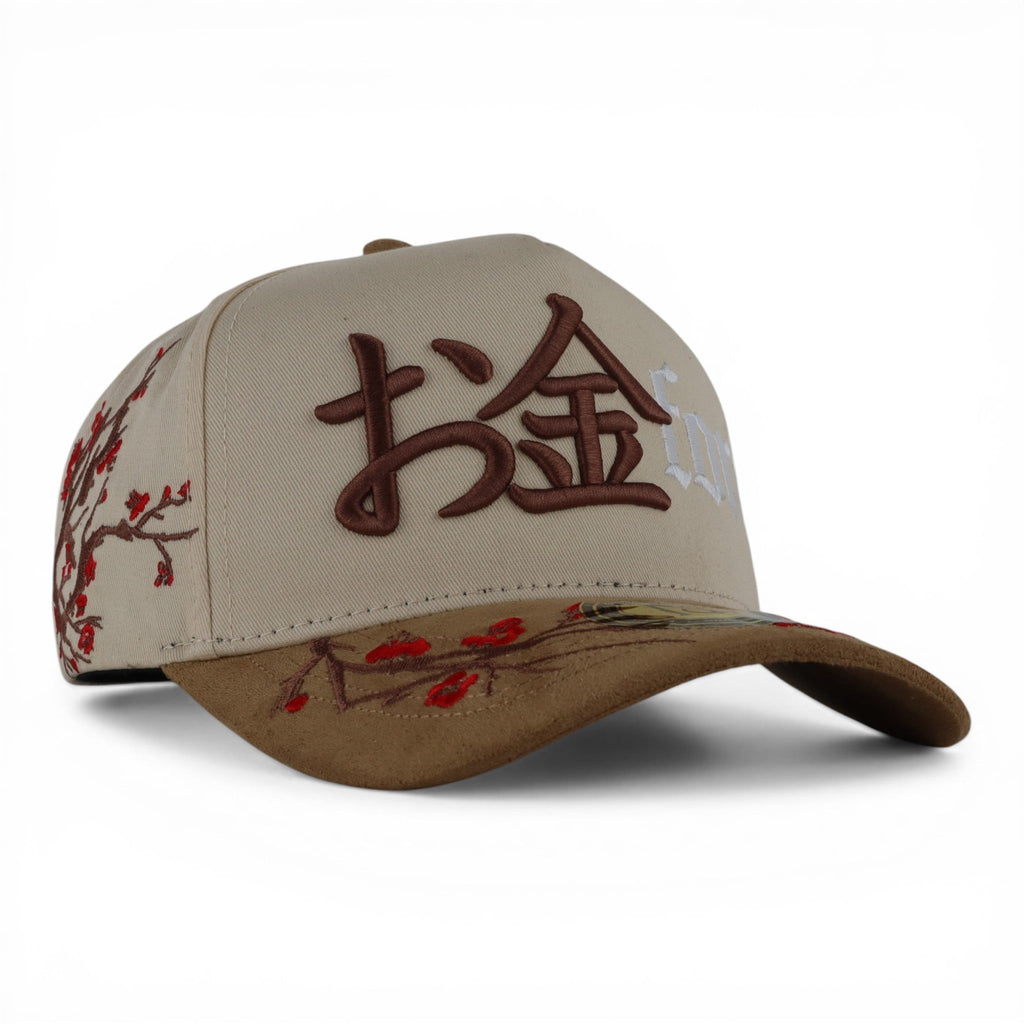GORRA MR. KASH G MR. KASH FORTUNE BEIGE SUEDE
