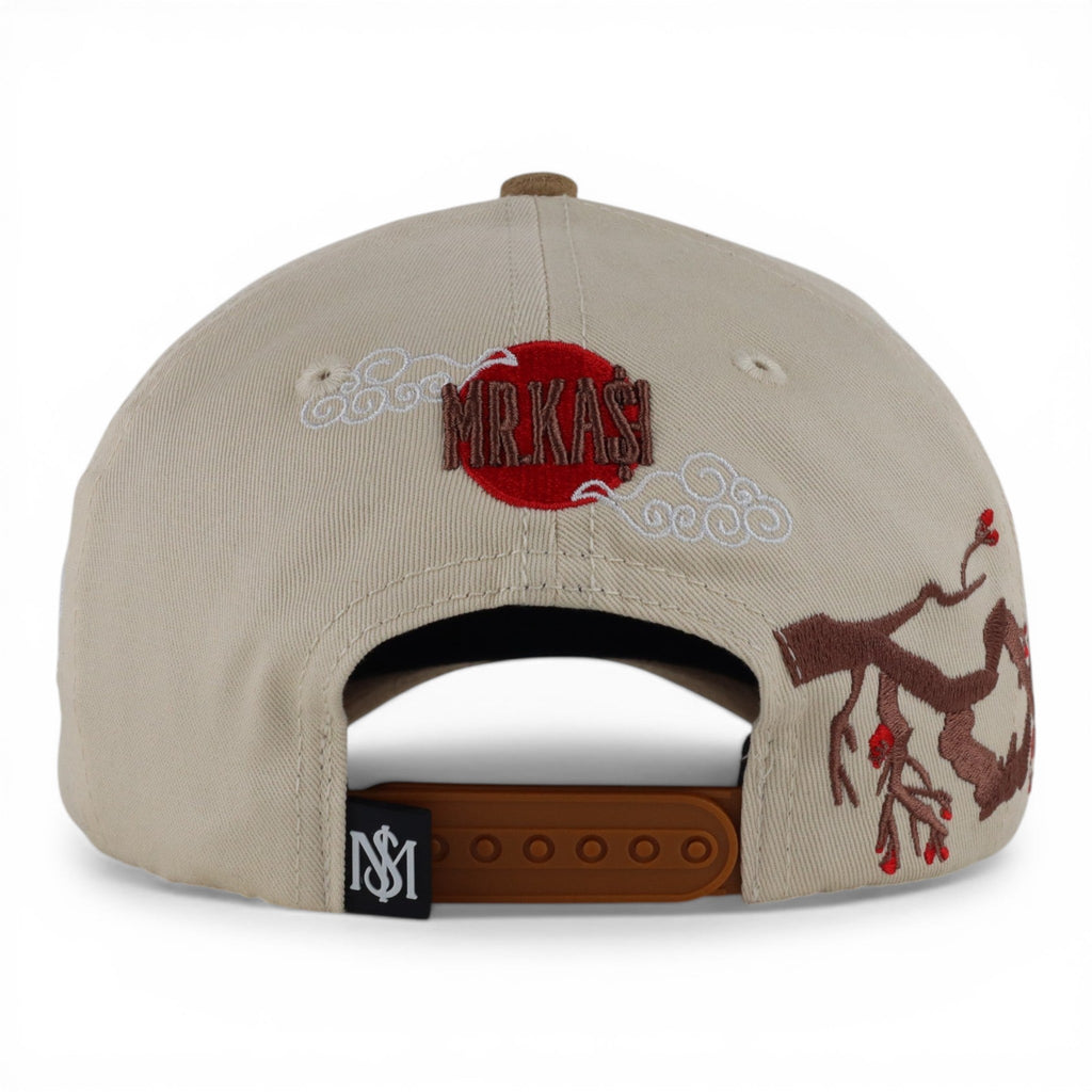 GORRA MR. KASH G MR. KASH FORTUNE BEIGE SUEDE