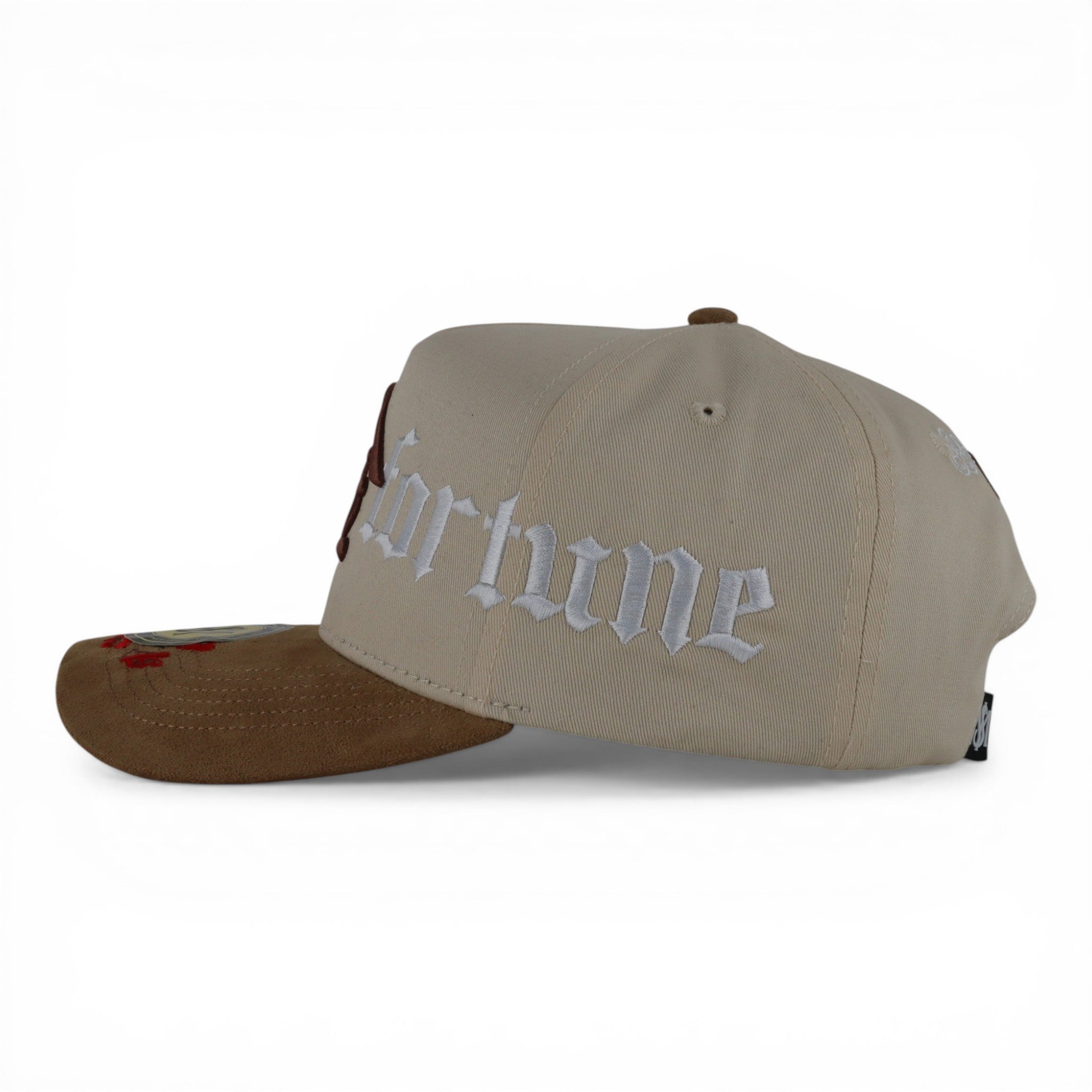 GORRA MR. KASH G MR. KASH FORTUNE BEIGE SUEDE