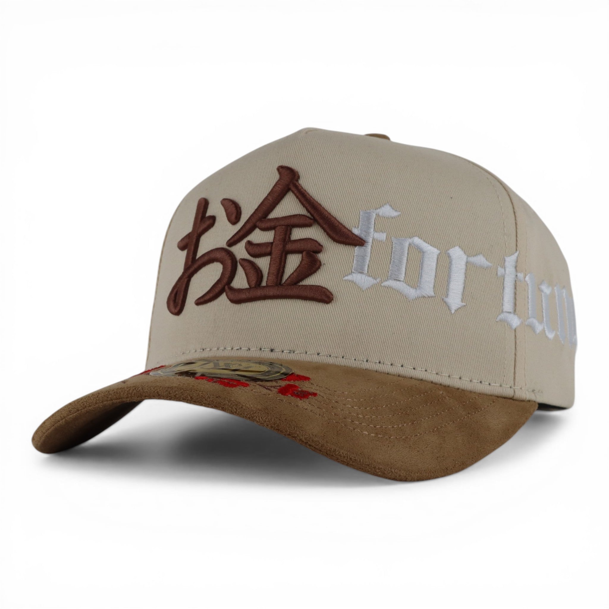 GORRA MR. KASH G MR. KASH FORTUNE BEIGE SUEDE