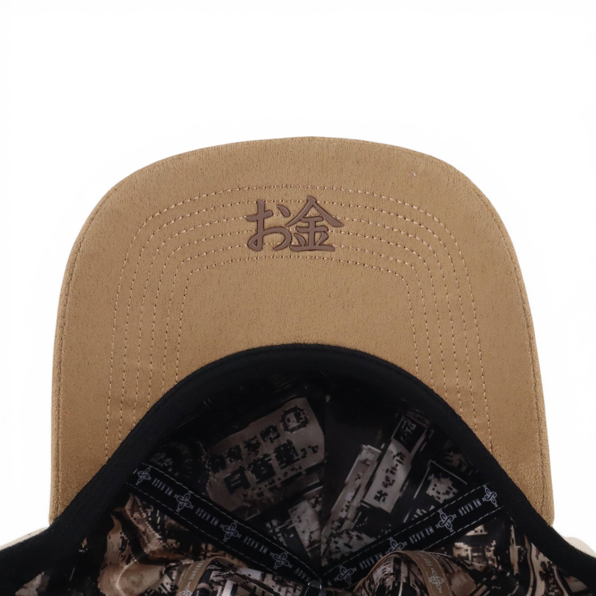 GORRA MR. KASH G MR. KASH FORTUNE BEIGE SUEDE