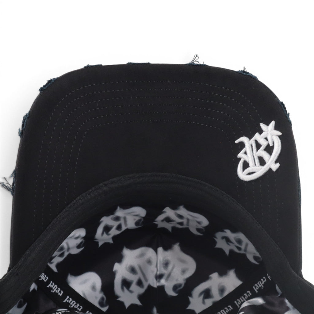 GORRA REBEL HATS REBEL ANUBIS CROSS BLACK