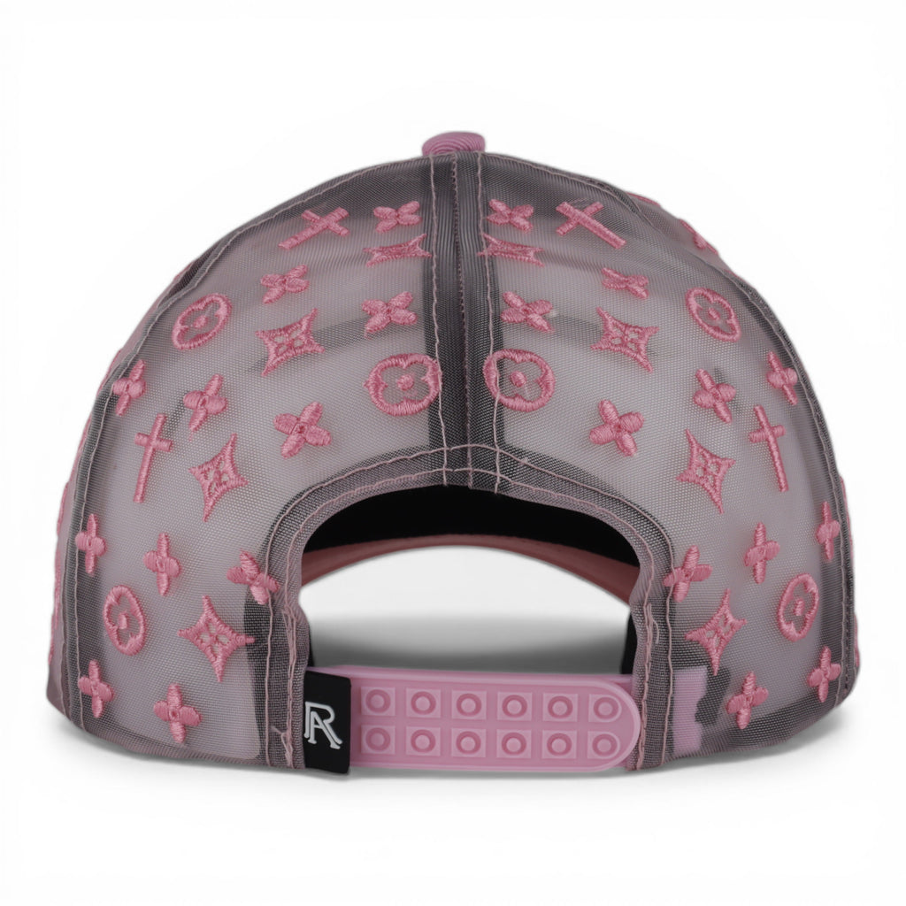 GORRA RUDE AWAKENING LA LA LA MESH WHITE/PINK