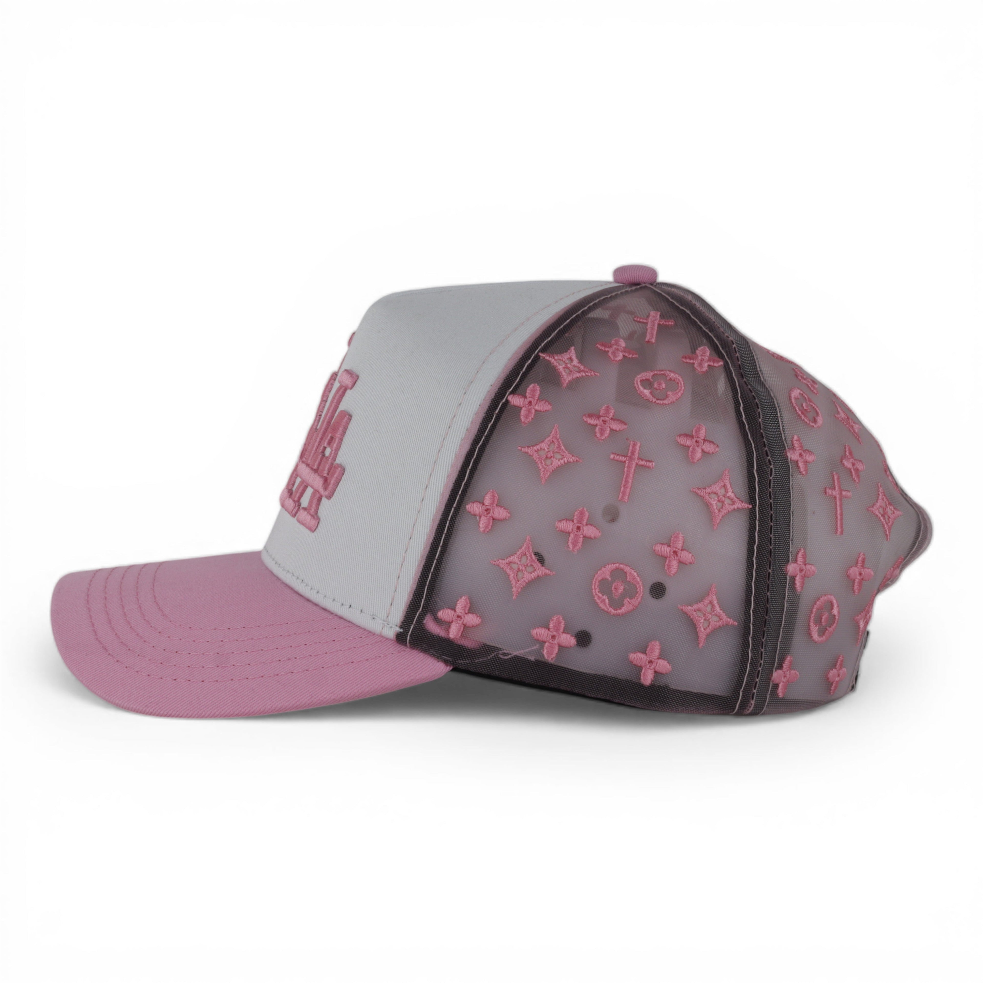 GORRA RUDE AWAKENING LA LA LA MESH WHITE/PINK