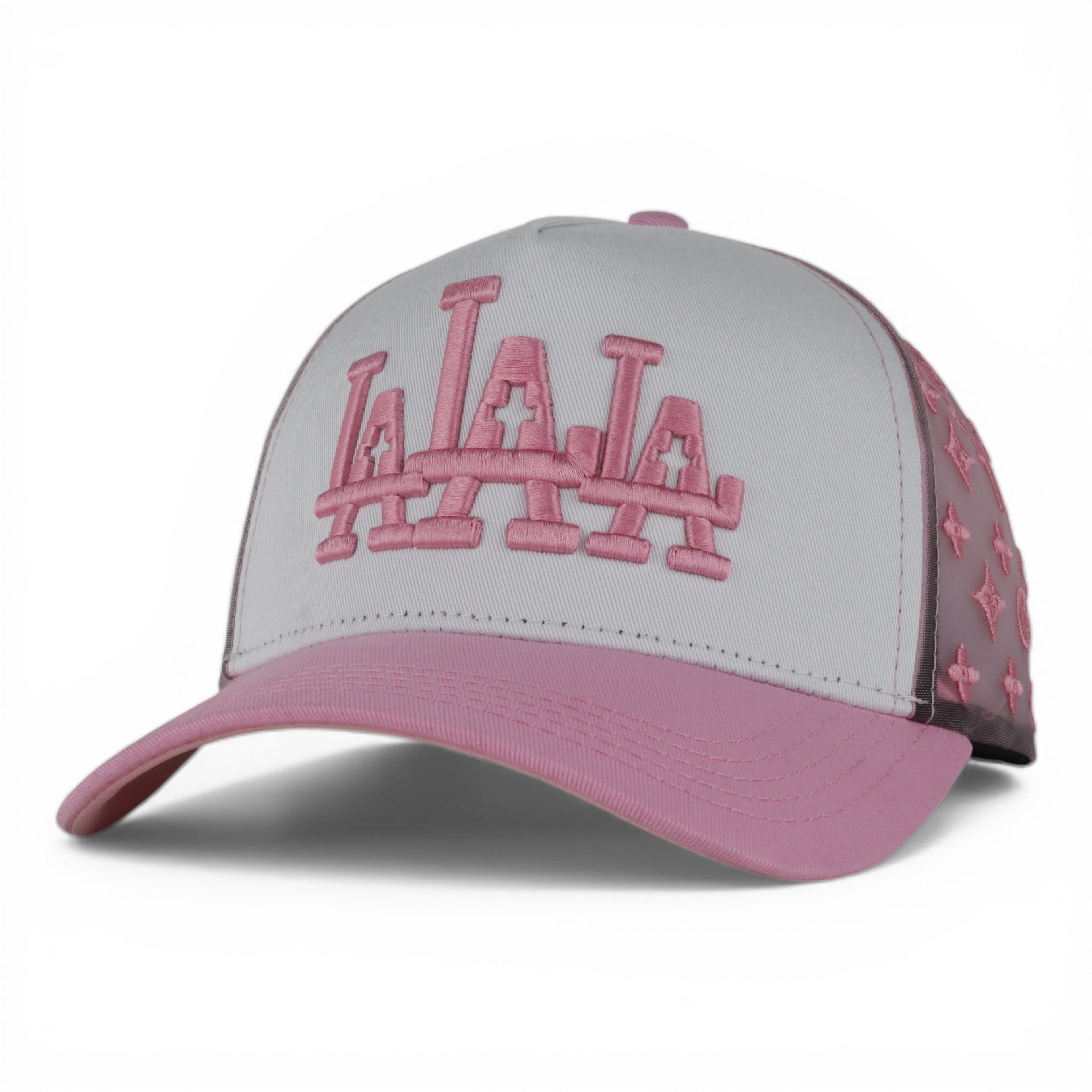 GORRA RUDE AWAKENING LA LA LA MESH WHITE/PINK