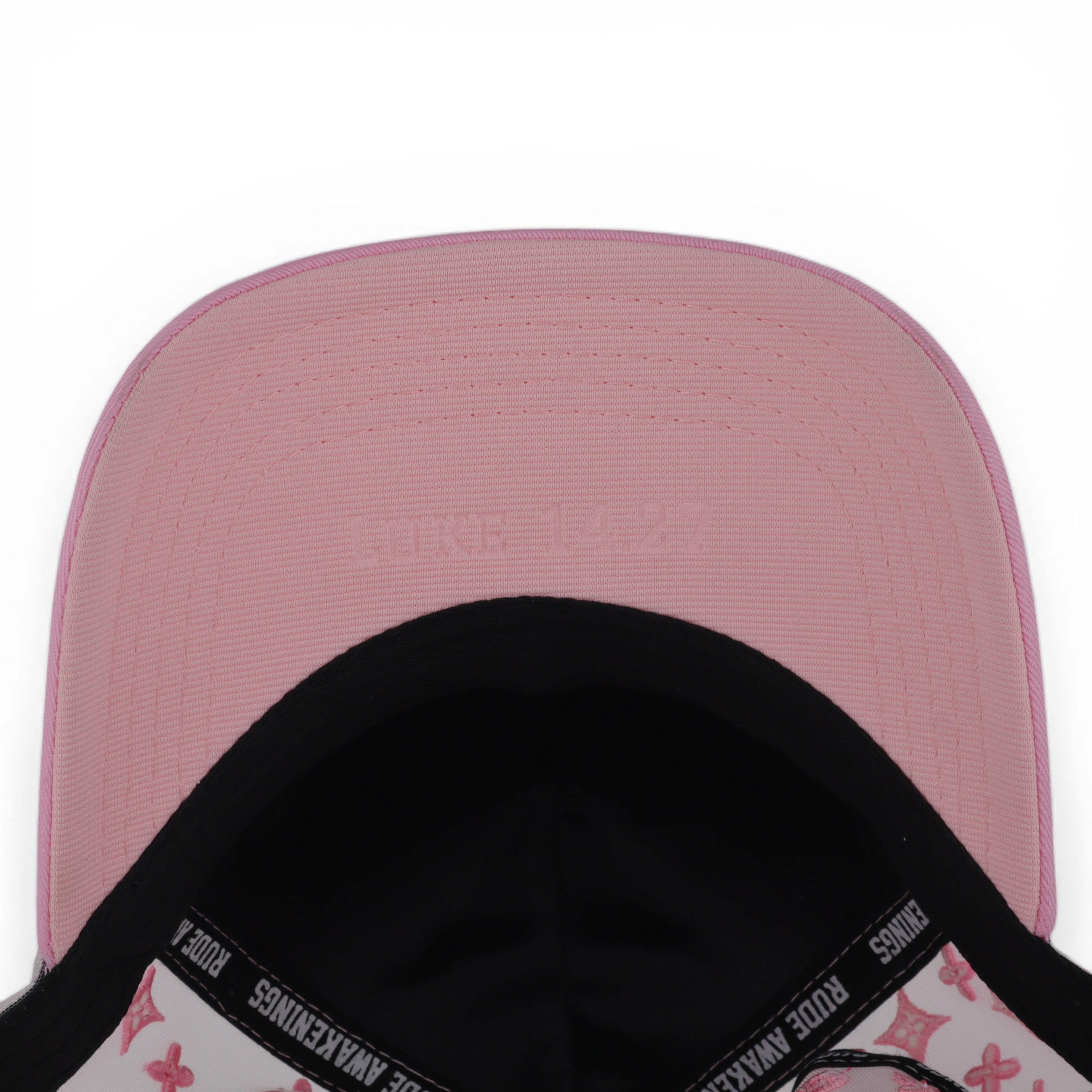 GORRA RUDE AWAKENING LA LA LA MESH WHITE/PINK