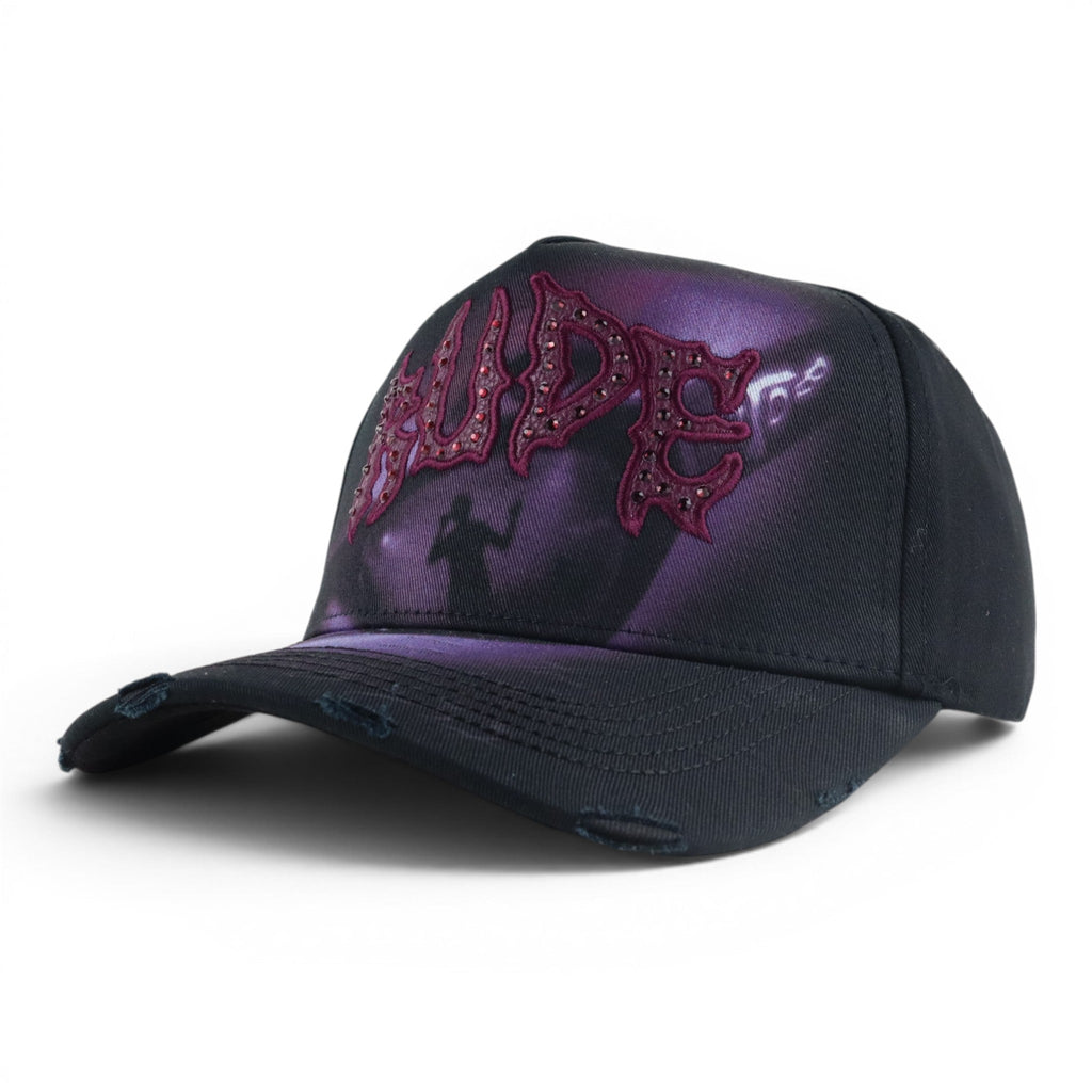 GORRA RUDE AWAKENING VICE CITY  BLACK/PURPLE