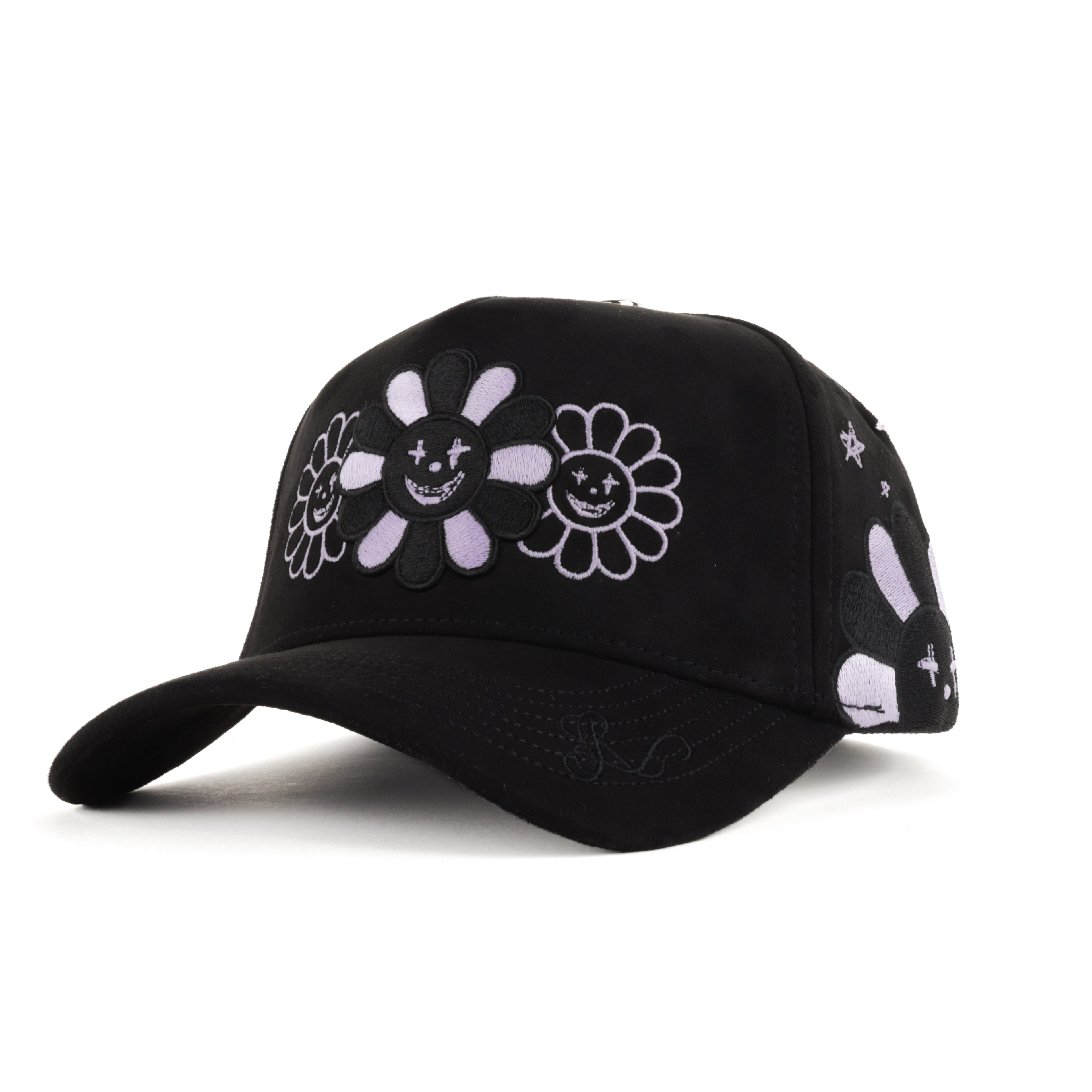 GORRA RUFIANOS MURAKAMI GLOW NEGRA/PURPLE SUEDE