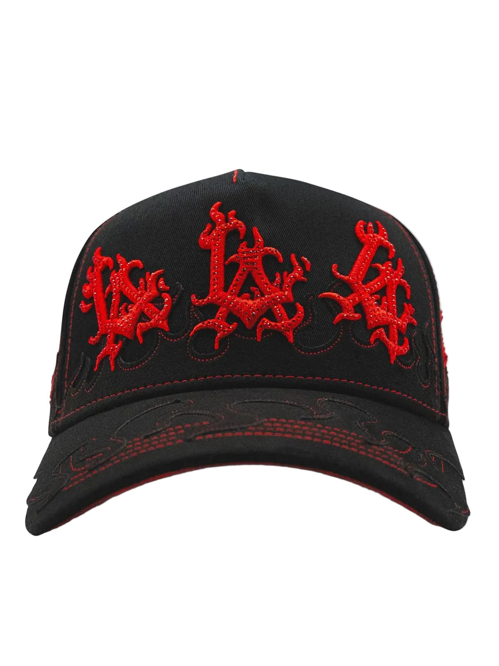 BELICA XCAPS DODGERS FLAMES BLACK RED FLAMES
