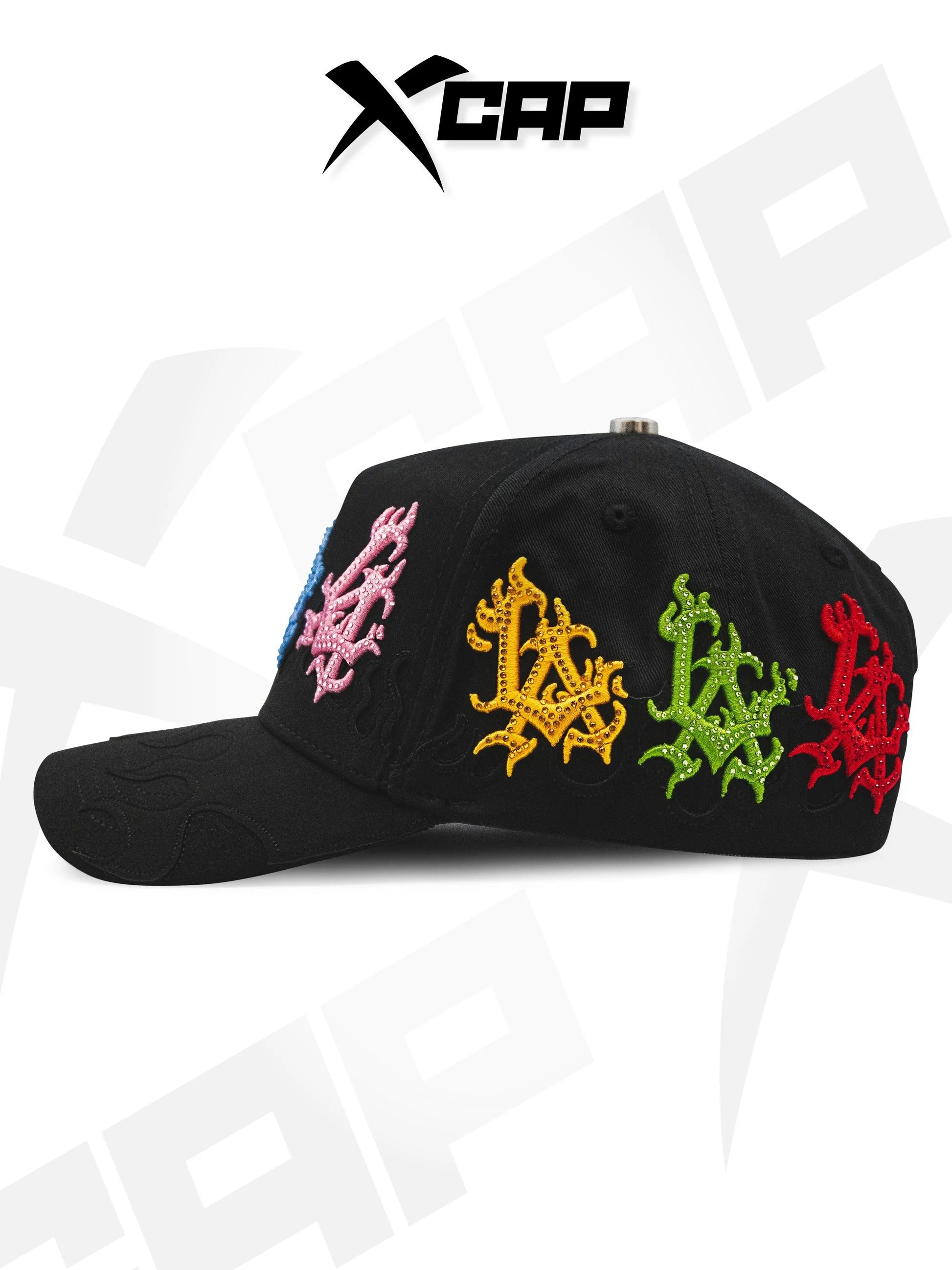BELICA XCAPS LA DODGERS BLACK COLORS FLAMES