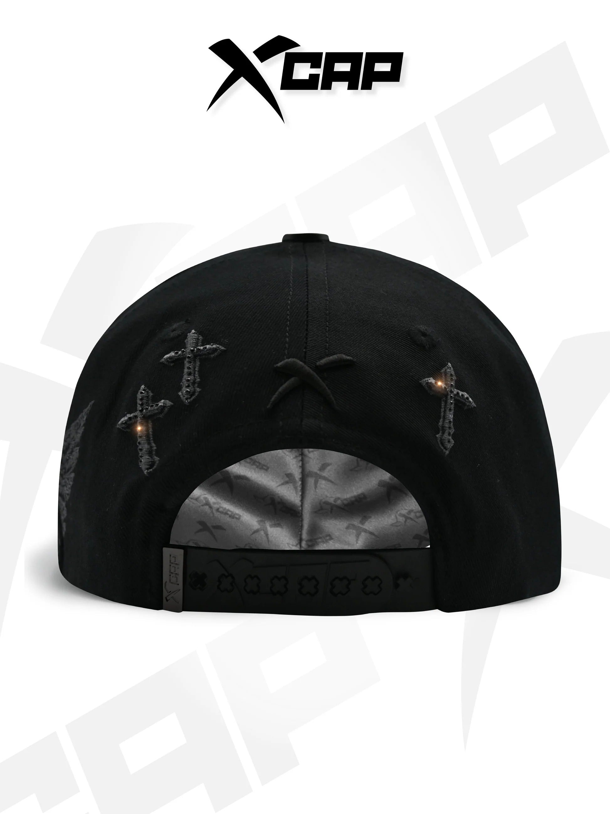 BELICA XCAPS LA DODGERS BLACK ON BLACK UPSIDE LOGO CRUZ