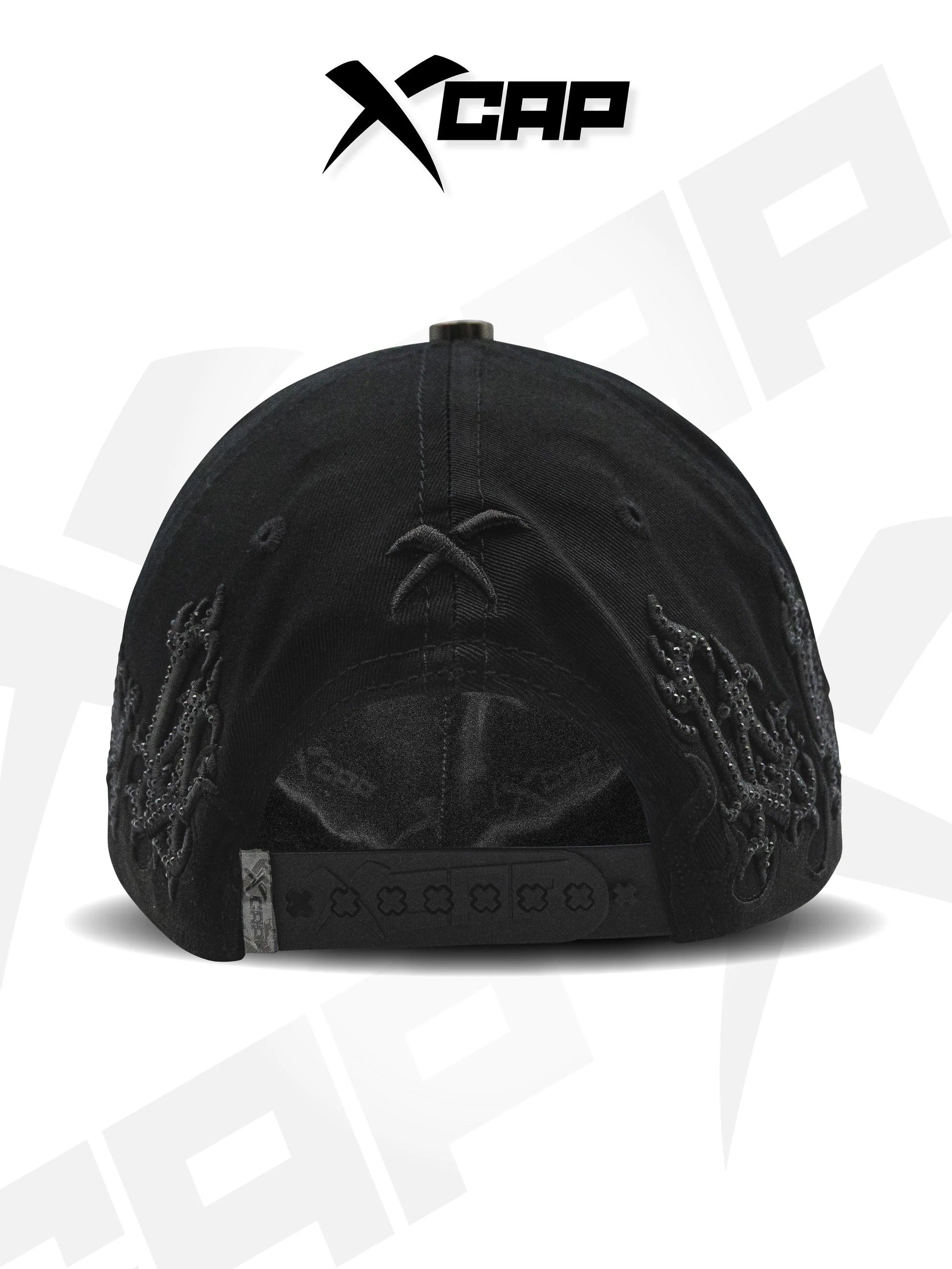 BELICA XCAPS LA DODGERS BLACK ON BLACK FLAMES