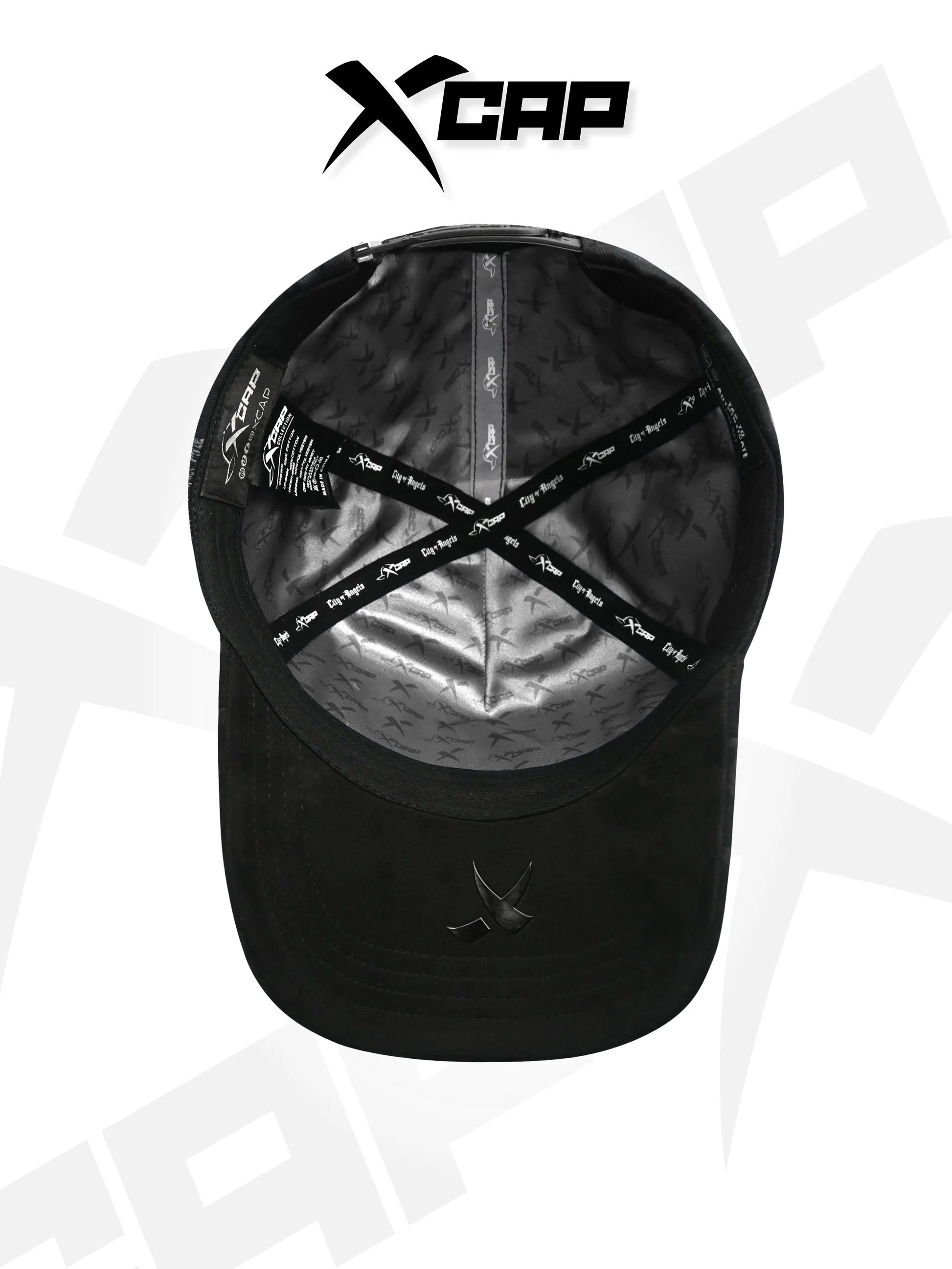 BELICA XCAPS LA DODGERS BLACK ON BLACK UPSIDE LOGO CRUZ